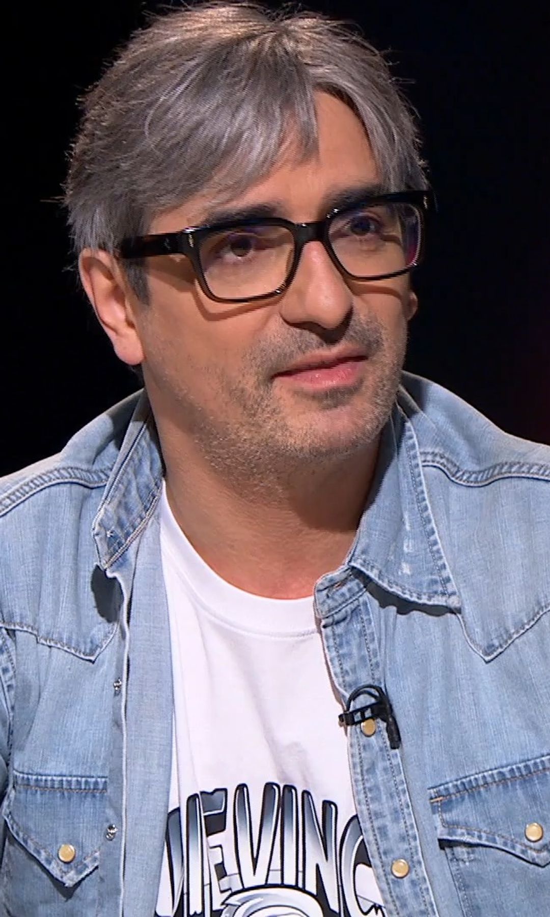 Diego González Rivas durante una entrevista 