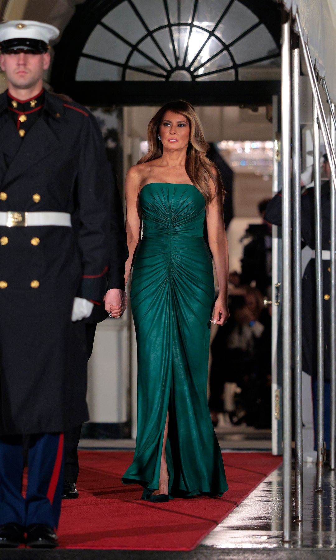 Así fue el vestido de Melania