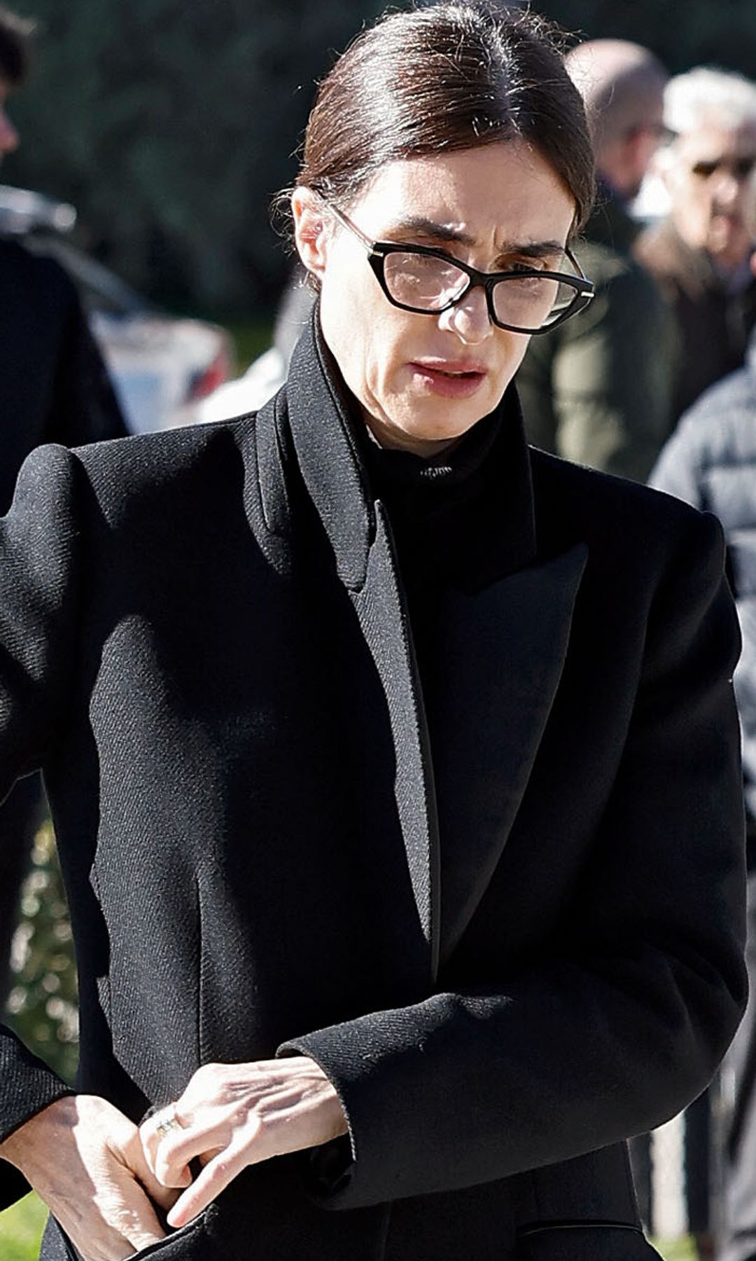 Paz Vega en el funeral de Gema Cuervo