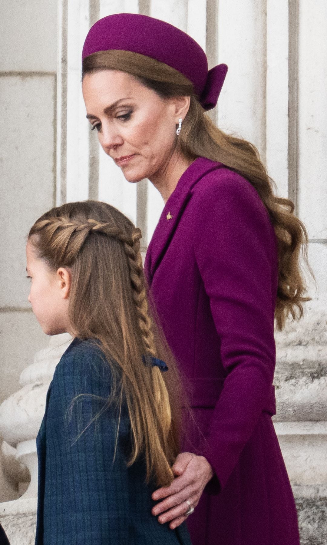 Kate Middleton y su hija Charlotte en 2025