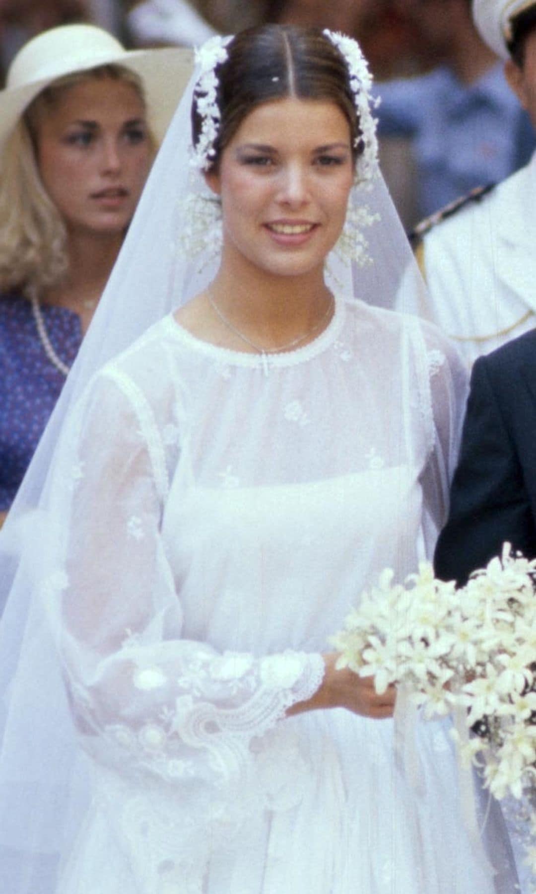 La boda de Carolina de Mónaco y Philippe Junot el 29 de junio de 1978
