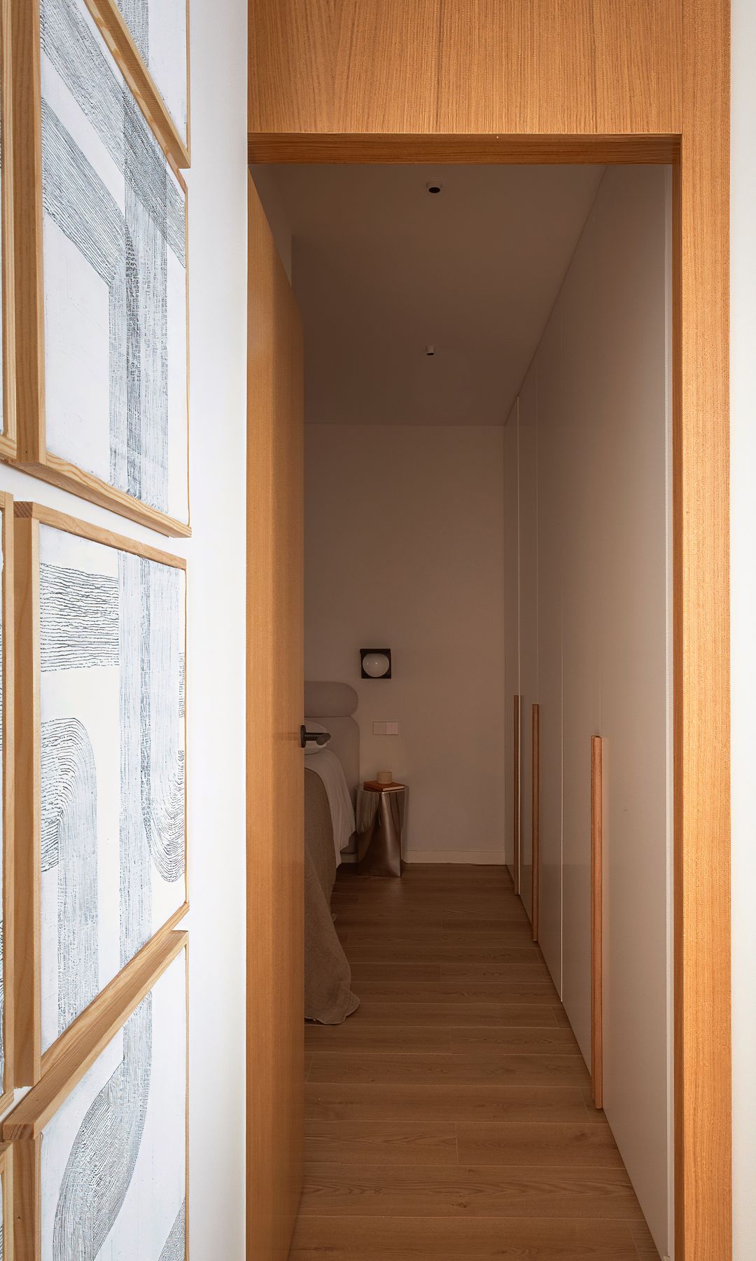 Entrada al segundo dormitorio. Proyecto Estudio Ana Maldonado