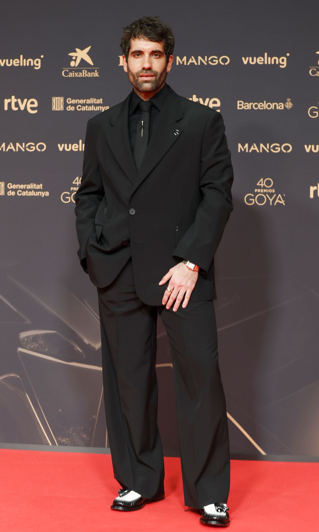 Tamar Novas en la 40 edición de los Premios Goya en Barcelona, 28 de de febrero de 2026