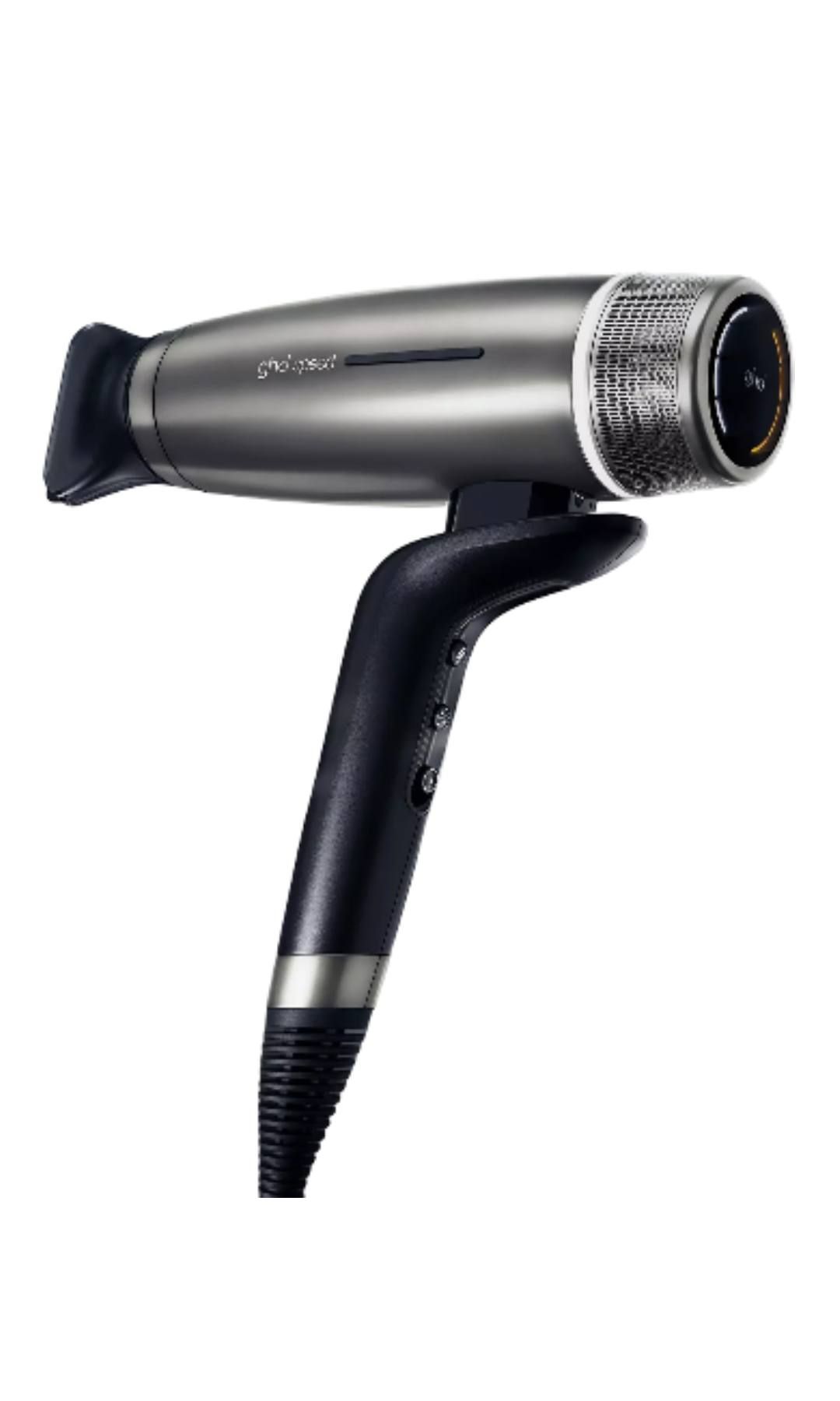 Secador Speed, guarda los últimos ajustes de temperatura y velocidad para recuperarlos al retomar el secado (319,20€), ghd.