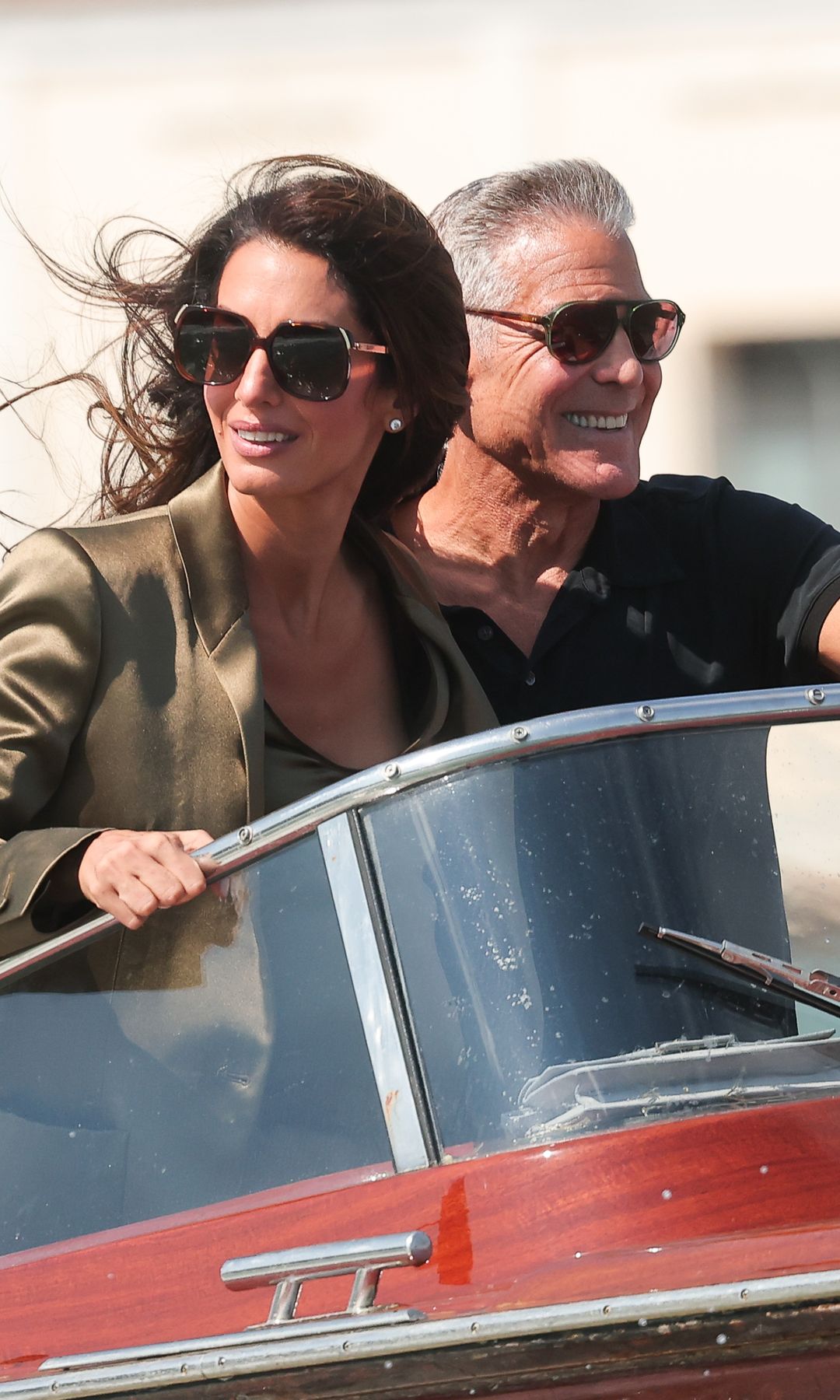 George y Amal Clooney, a su llegada a Venecia para la 83ª edición del Festival Internacional de Cine (1 de septiembre de 2026).