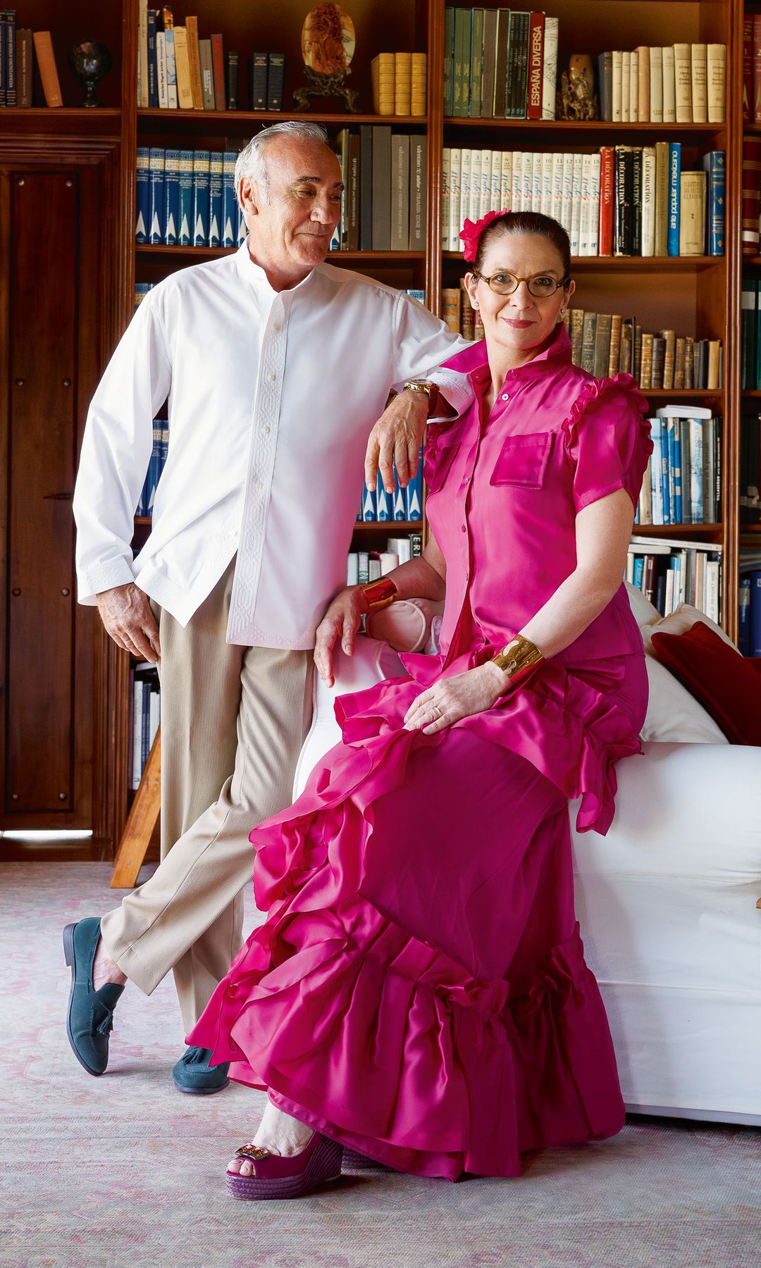 Kucca, con su marido, José Villaseñor
