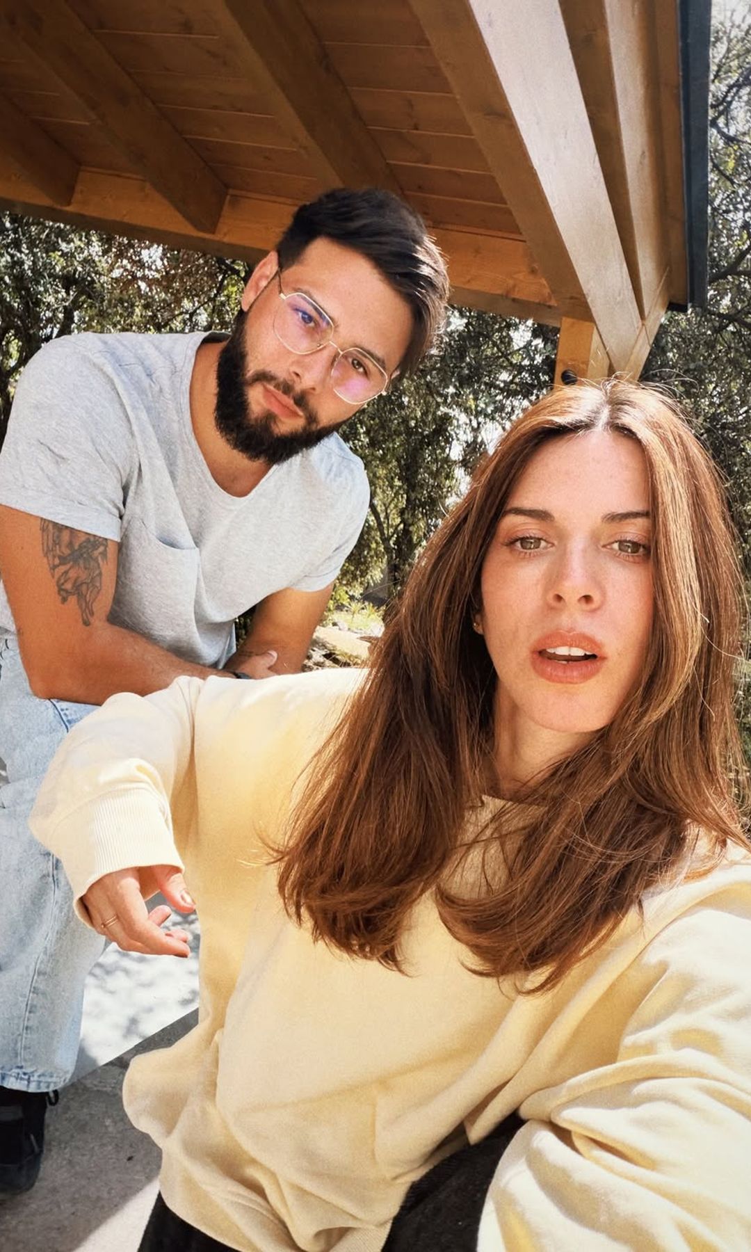 Marta Riumbau con Alex, su nuevo novio