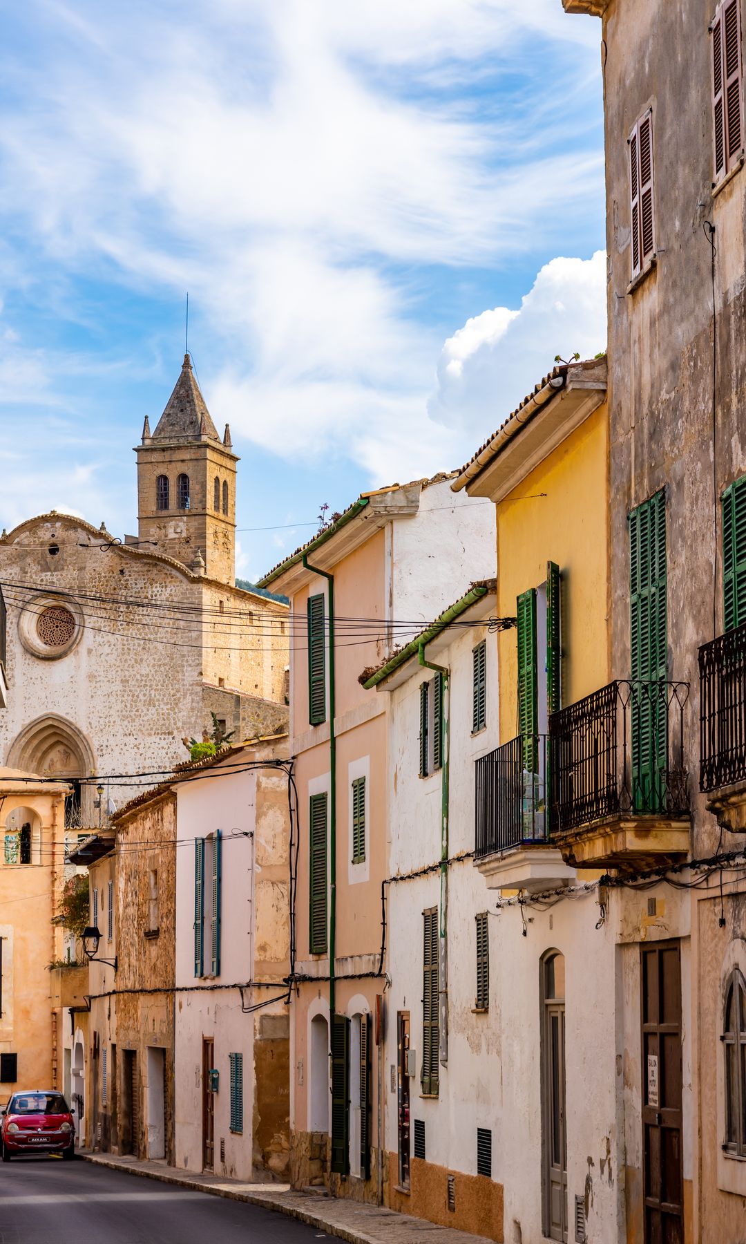 Casco antiguo de la localidad de Andratx, en el sur mallorquín.