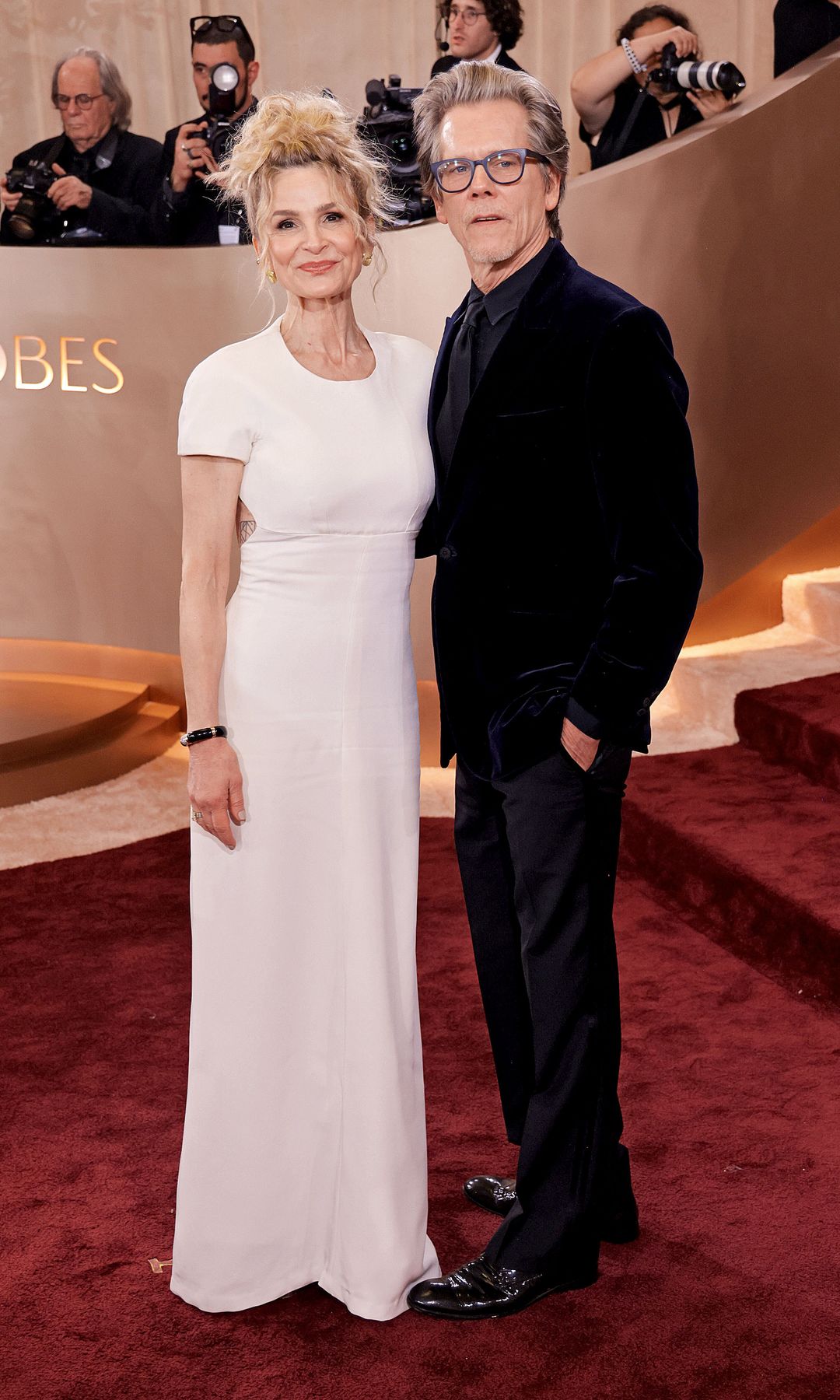 Kevin Bacon y Kyra Sedgwick en un 'photocall'