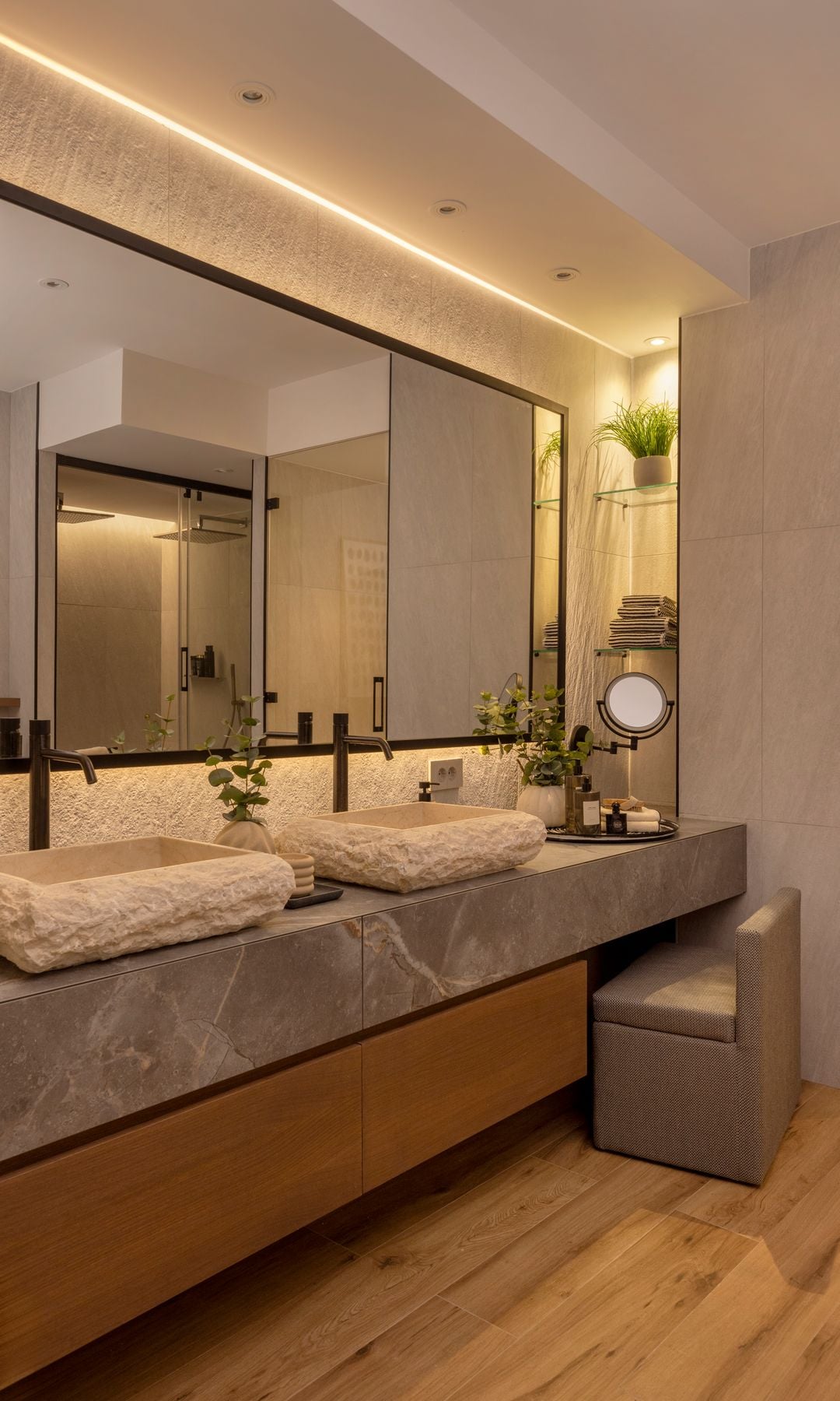 Baño principal en suite