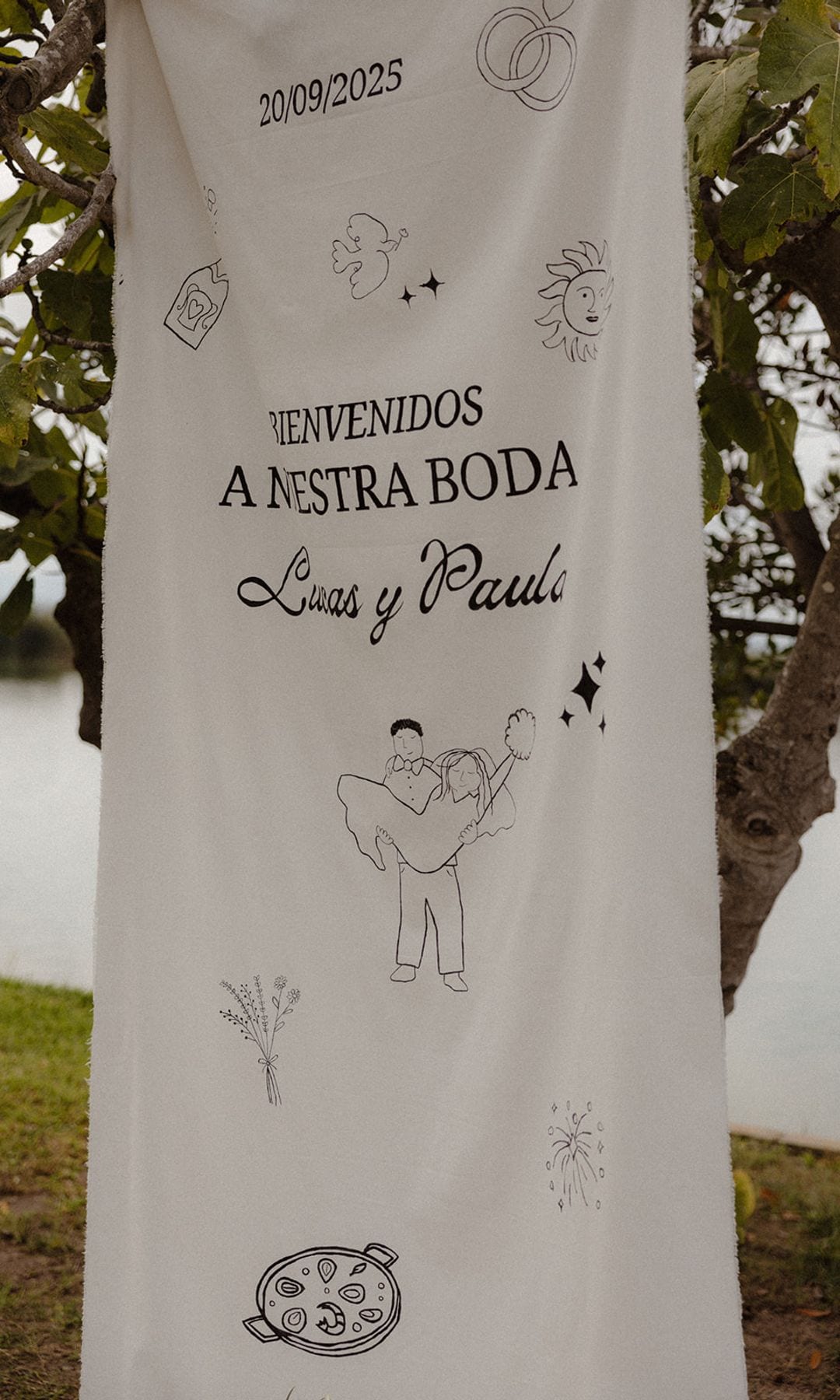 Decoración de bodas Paula, hermana de la modelo Marta Ortiz