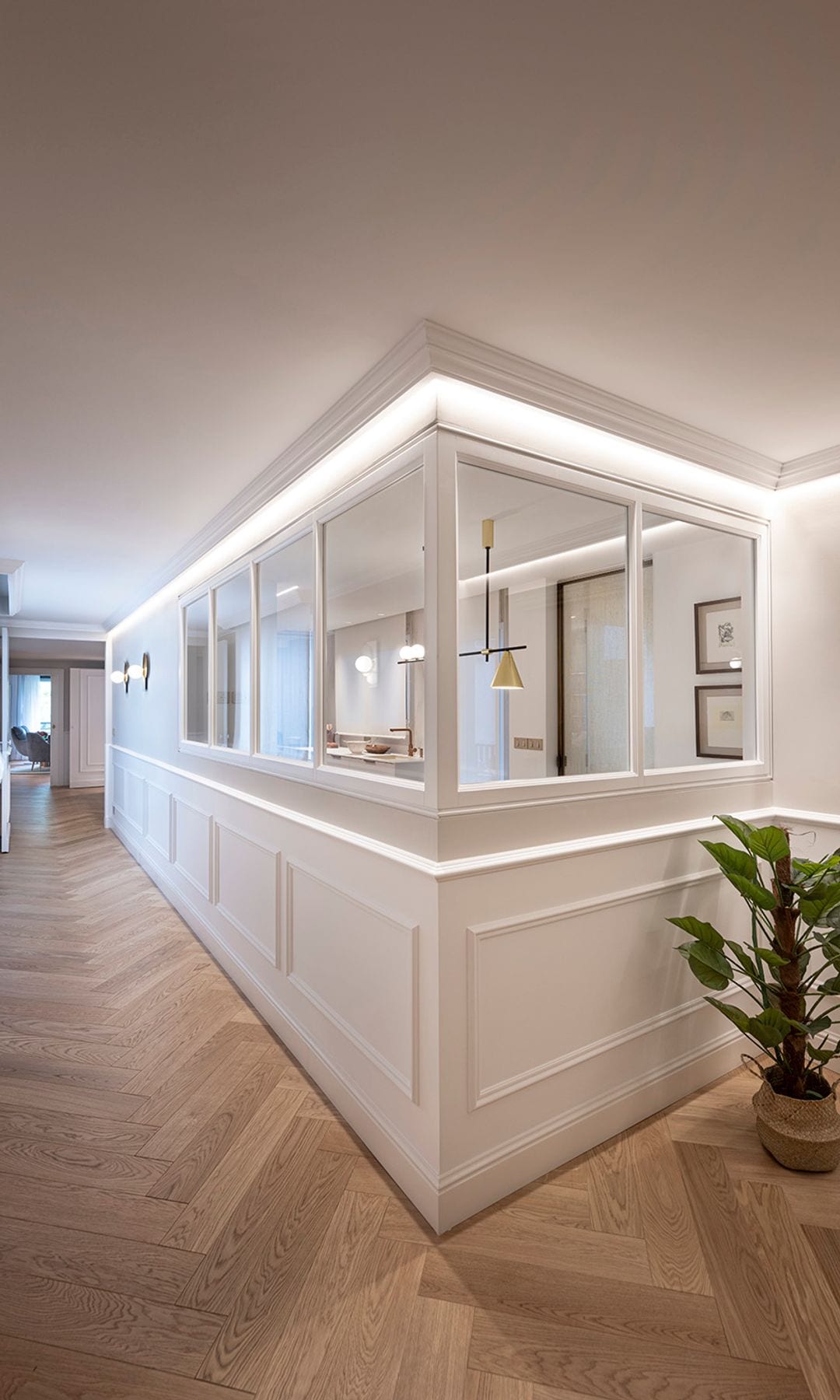 Cerramiento de cristal para la cocina