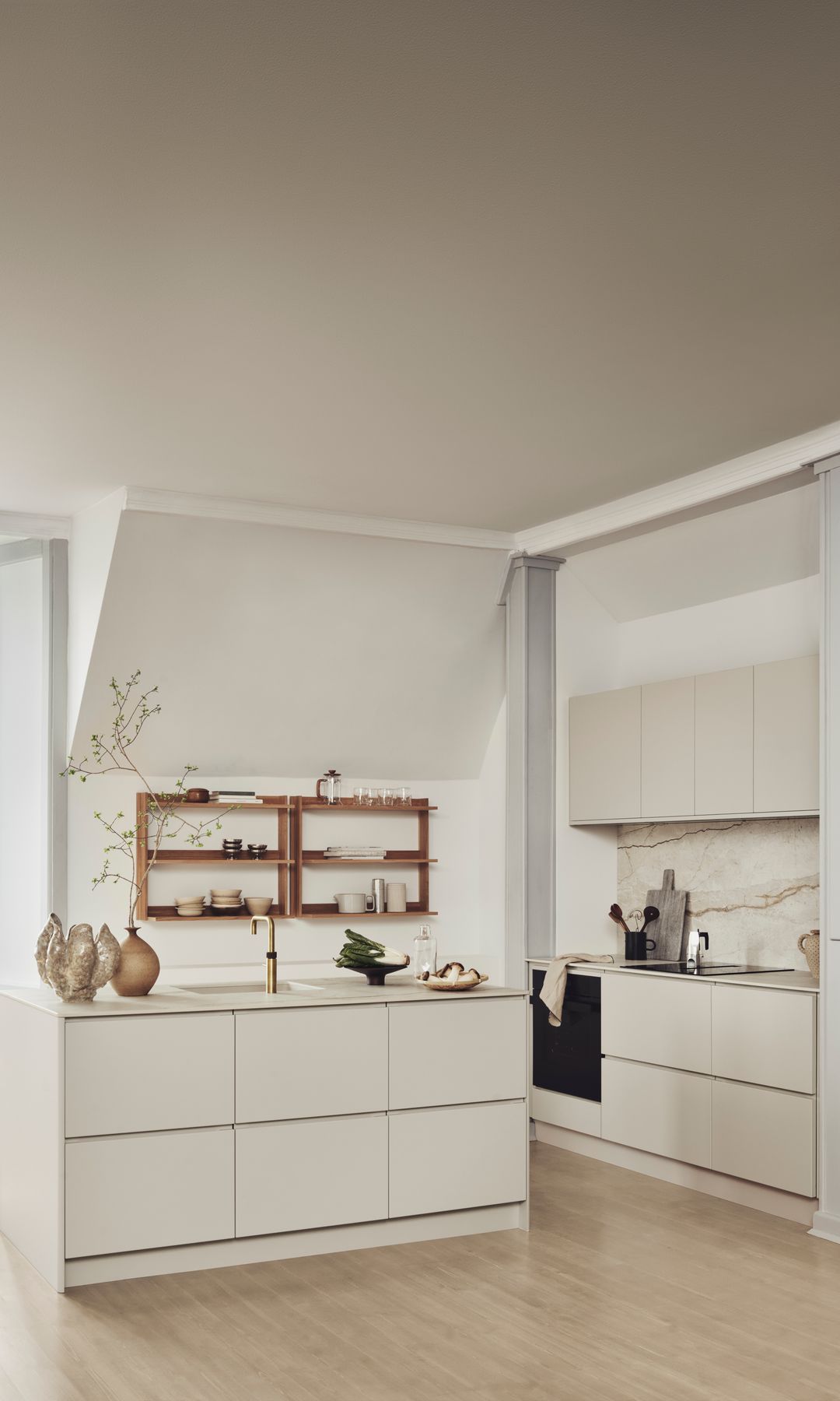 Cocina modelo Mano en el nuevo color crema, de Kvik