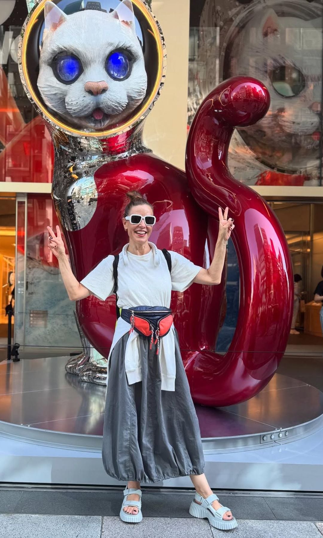 Raquel Sánchez Silva durante sus vacaciones en Japón en el verano de 2025