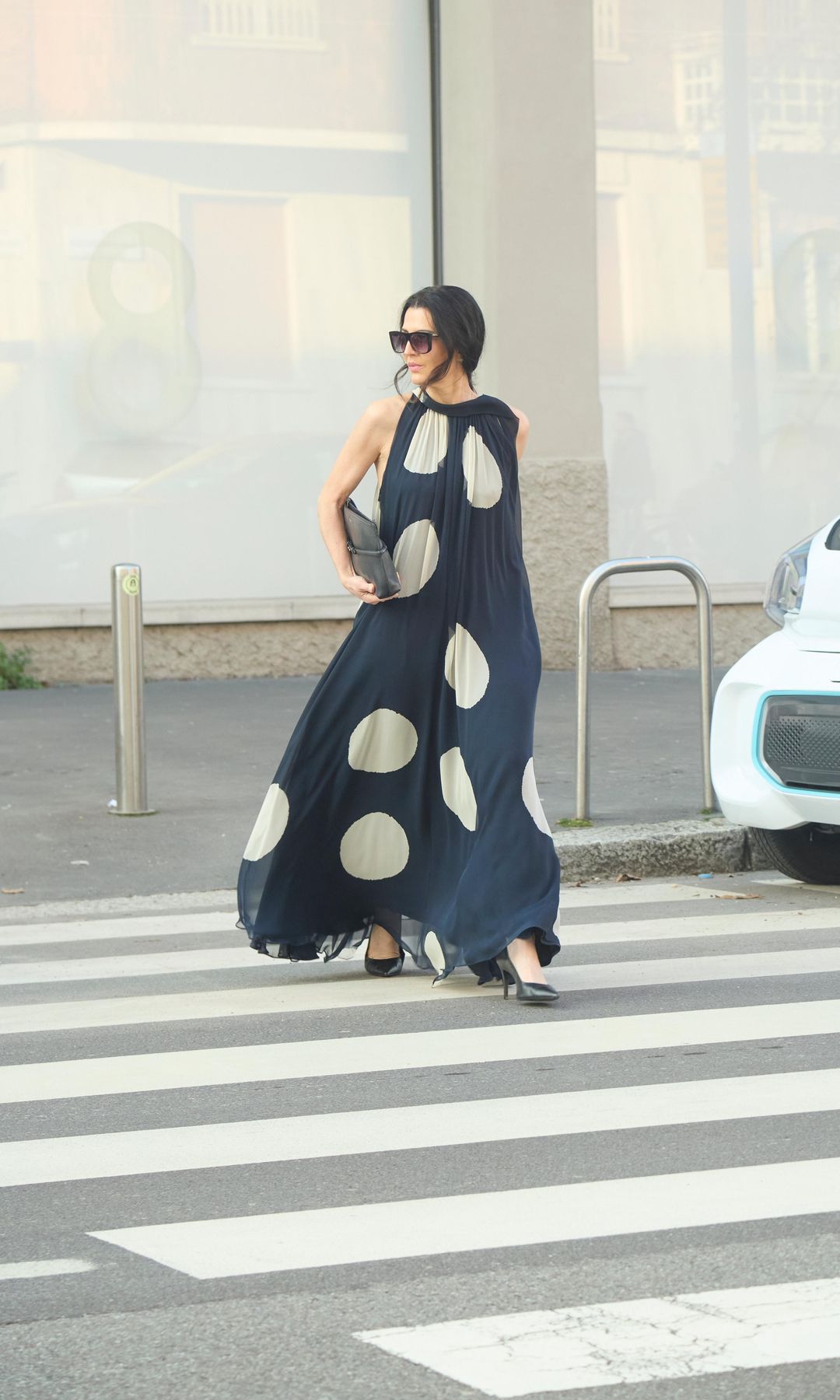 Aline Bortolotti en el desfile de Max Mara