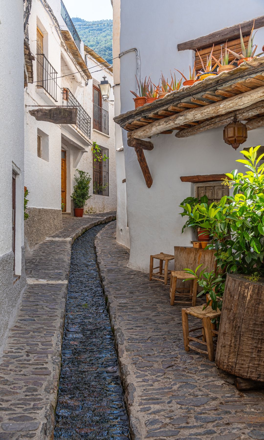 Calles empedradas de Pampaneira