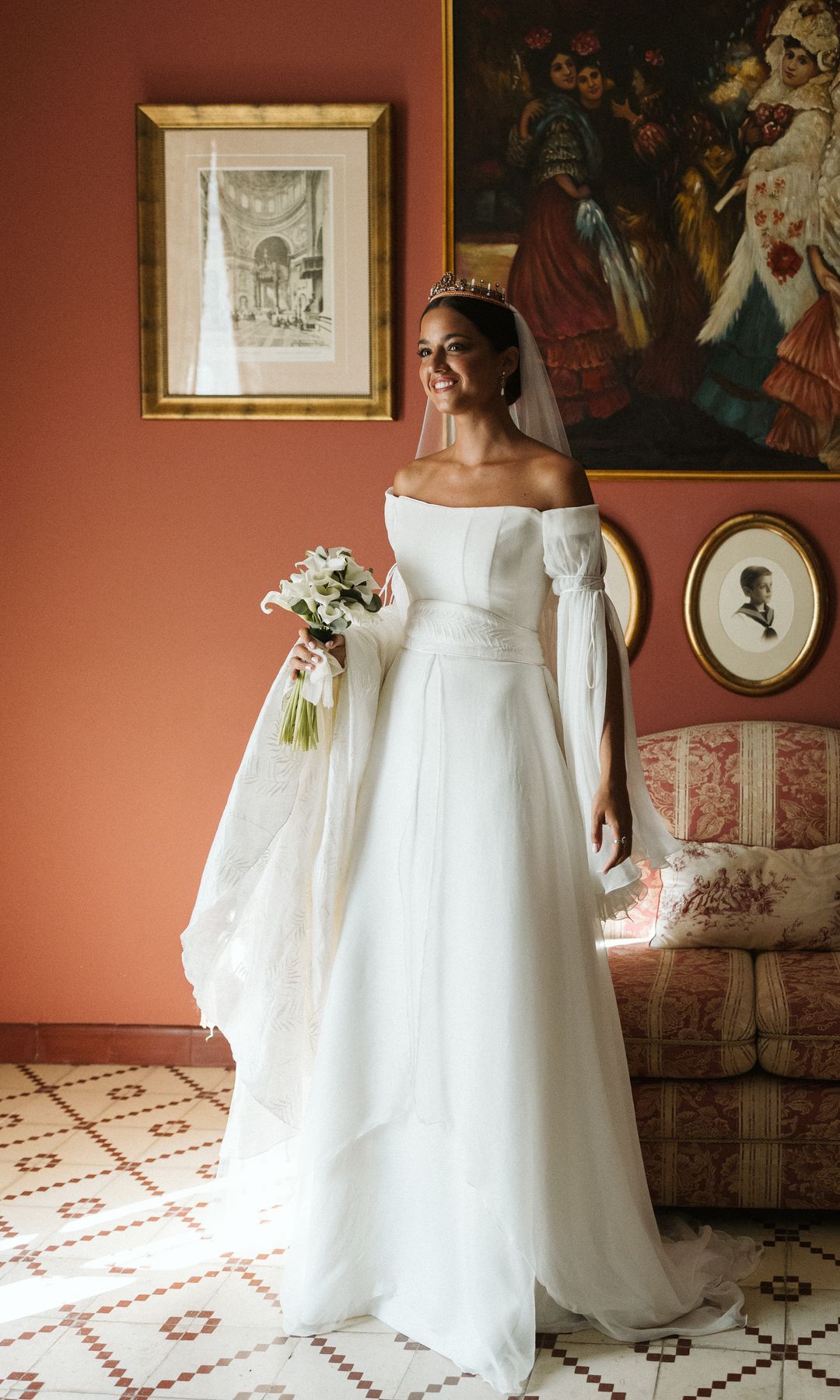 Boda viral influencer Ángela look María Palomo