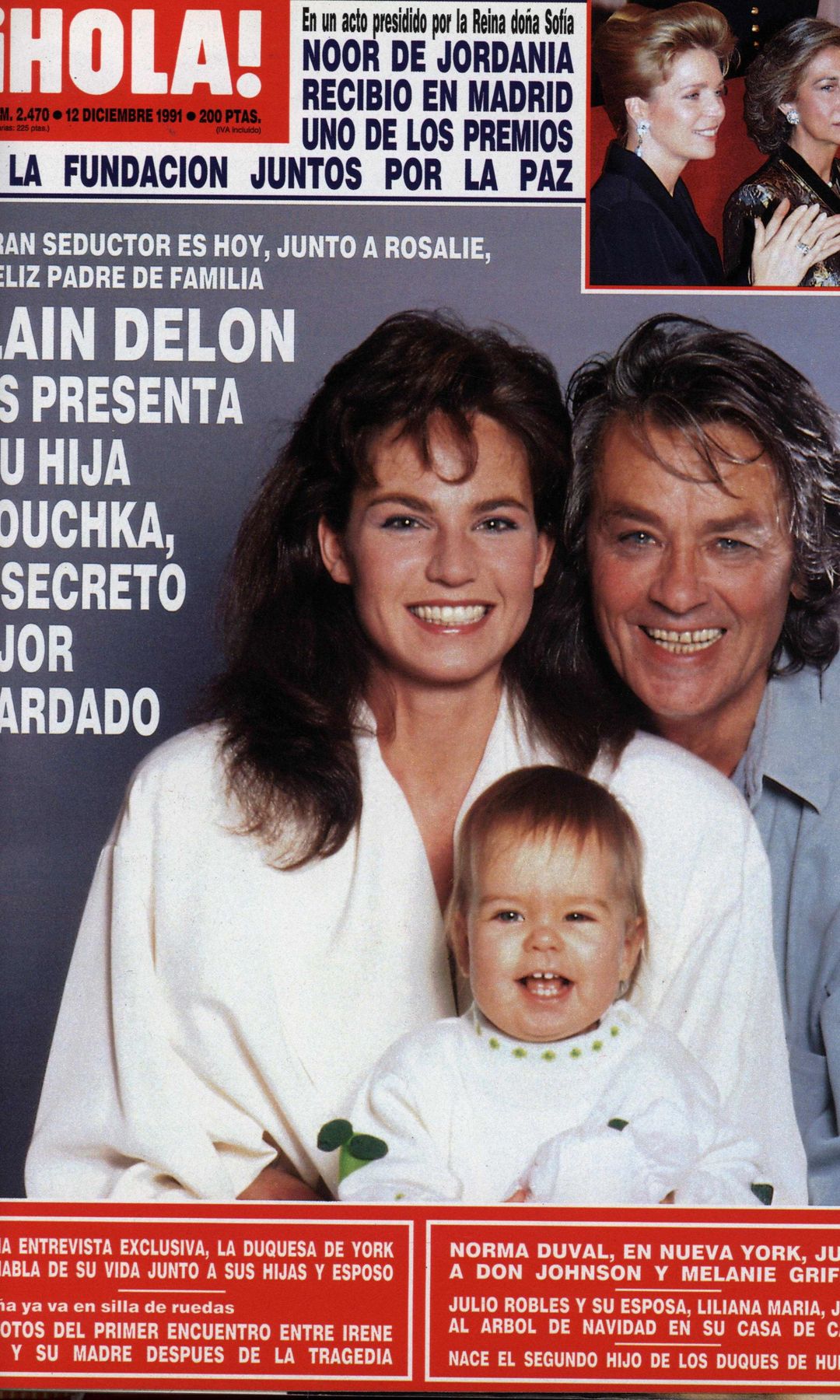 Alain Delon nos presenta a su hija, Anouchka