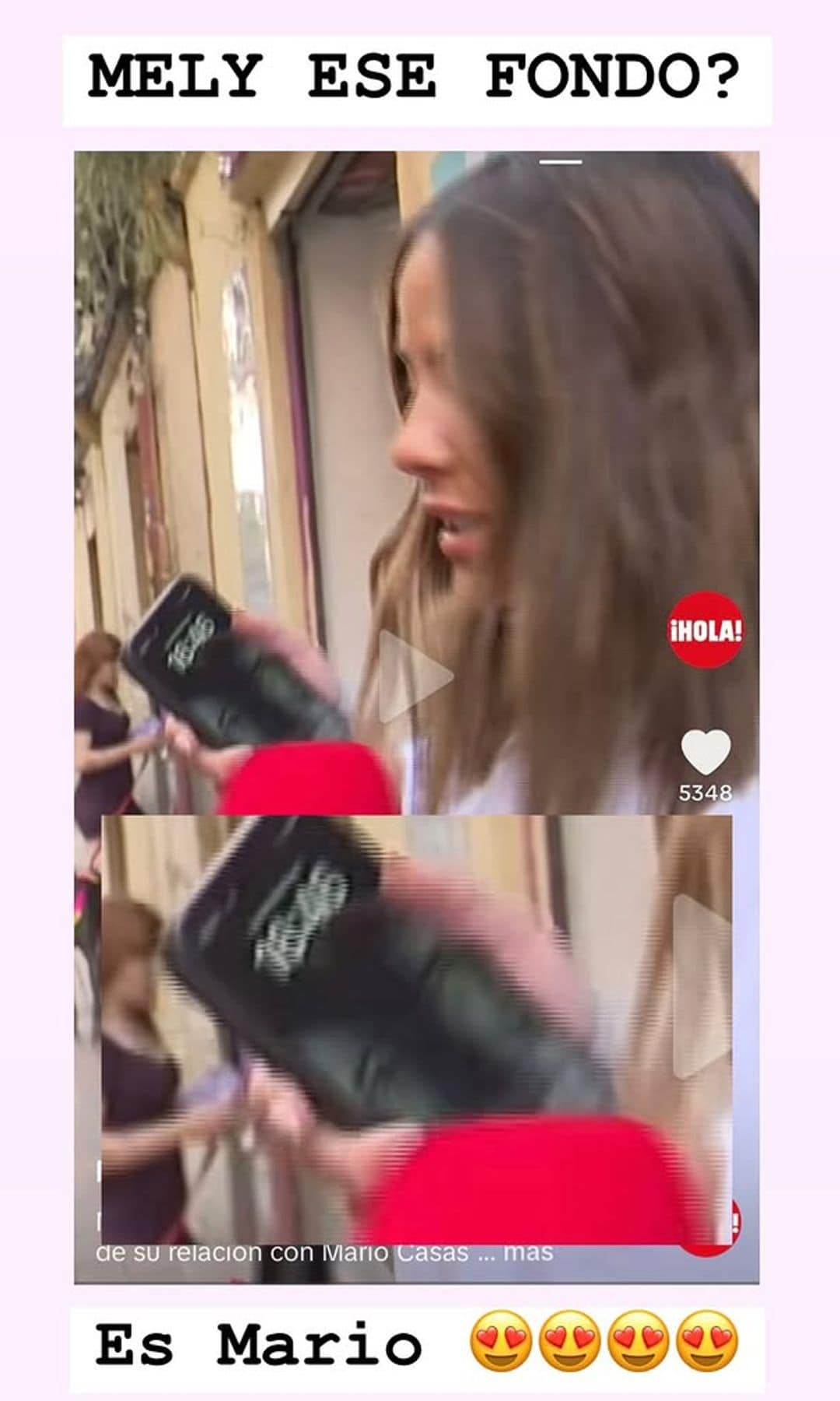 El fondo de pantalla de Melyssa Pinto en el que aparece Mario Casas