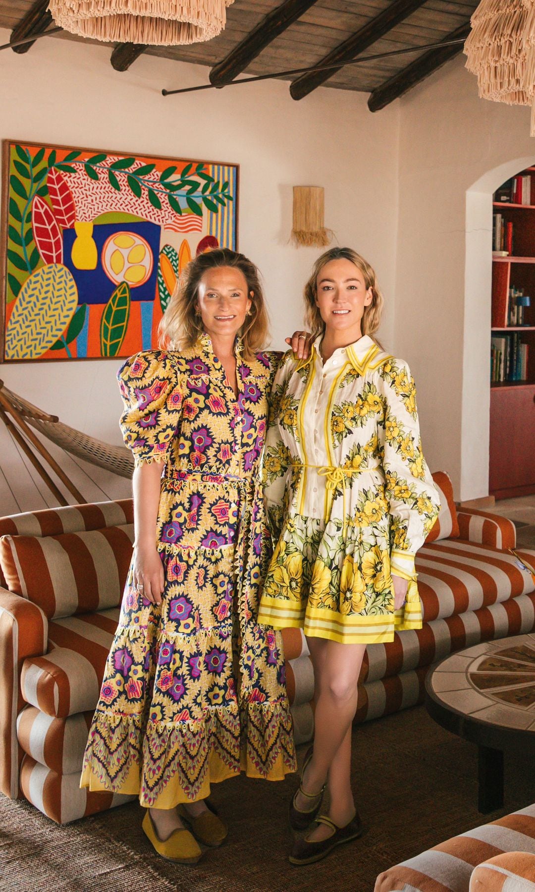 Valentina y Victoria en otra estancia del cortijo