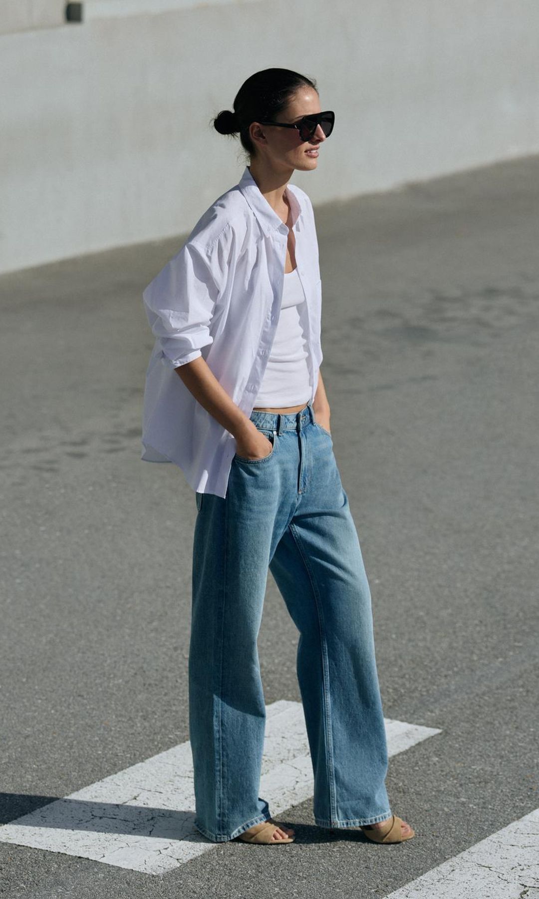 Sandalia tacón Zara marzo 2026