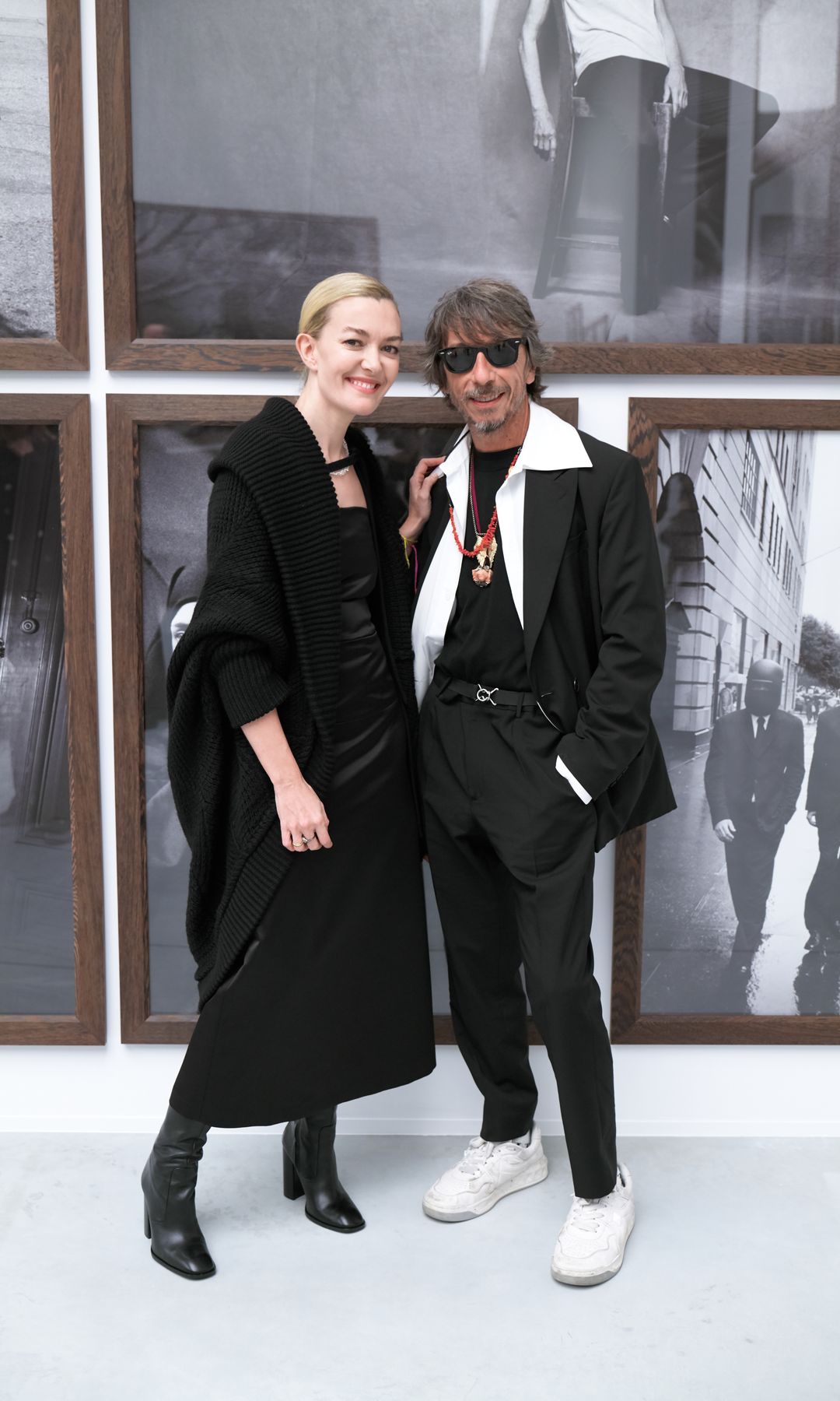Marta Ortega y Pierpaolo Piccioli en la inauguración de 'Peter Lindbergh: Untold Stories'