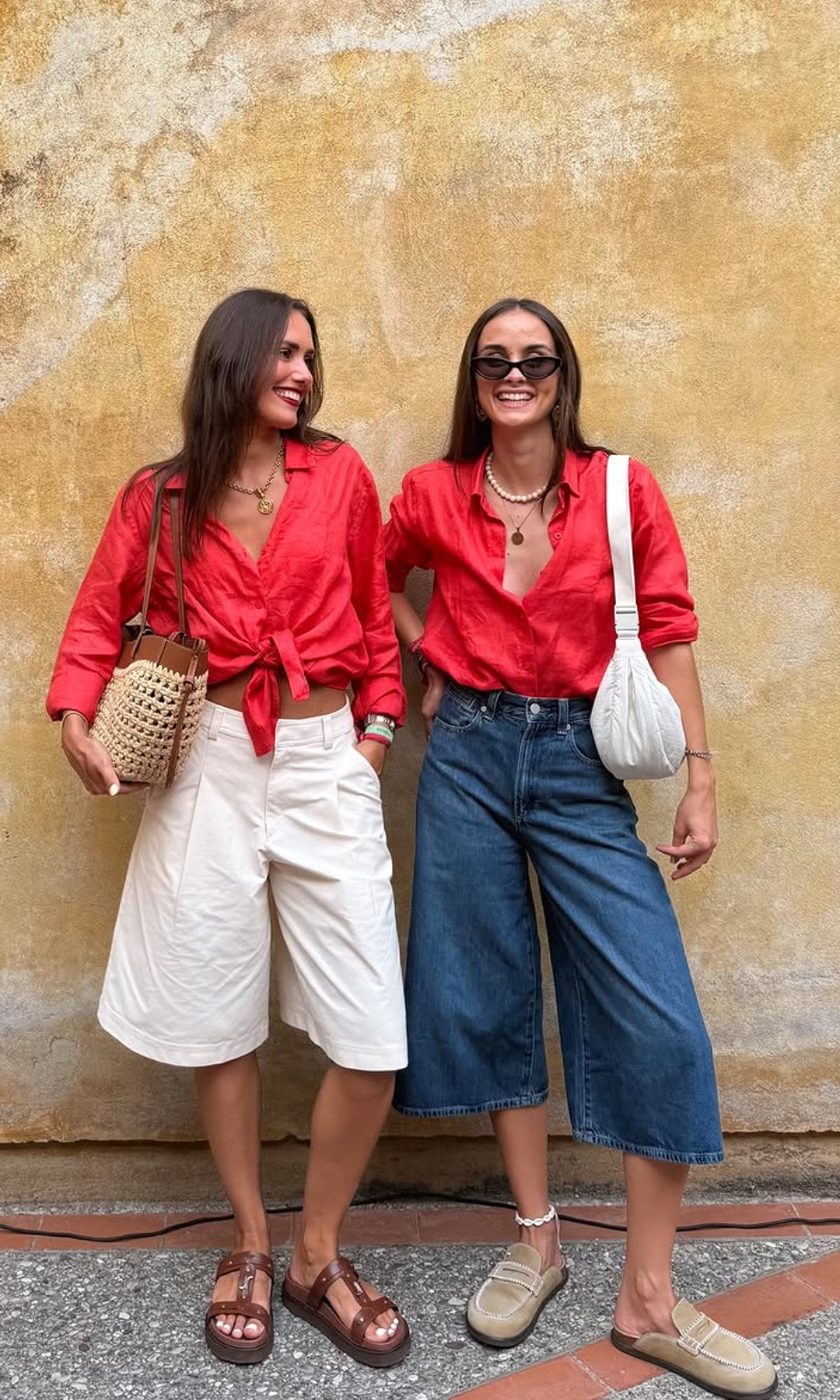 Looks con vermudas vaqueras