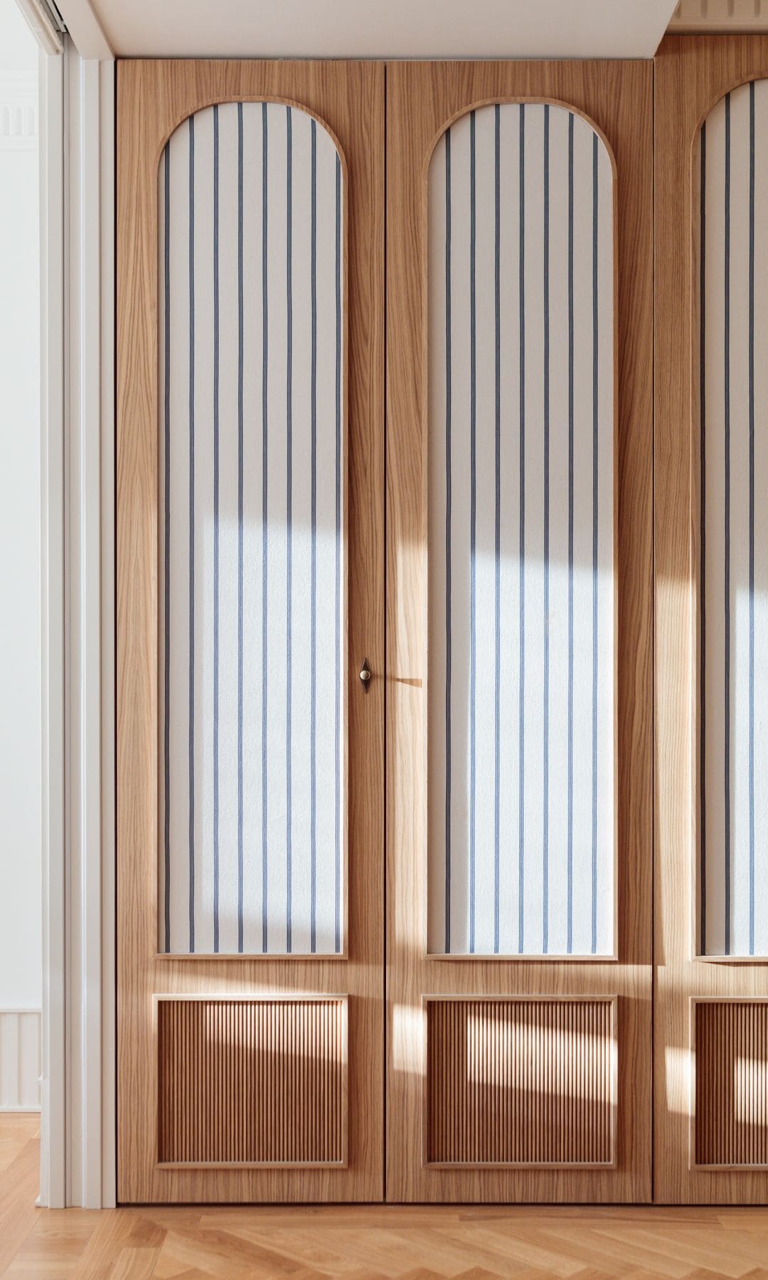 Puertas de armario con madera