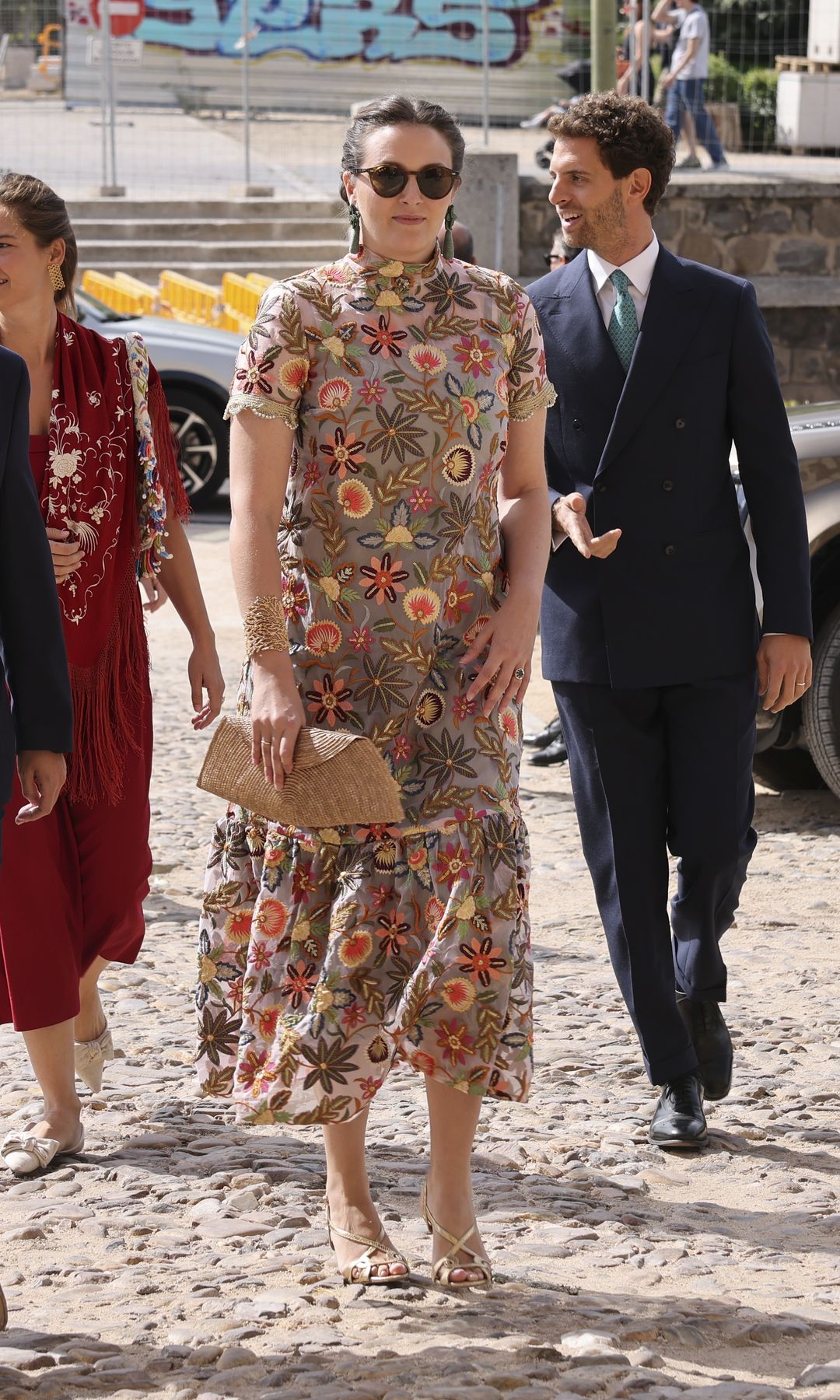 La duquesa de Medinacelli en la boda de Lucía Entrecanales y Laszlo Bene en Toledo