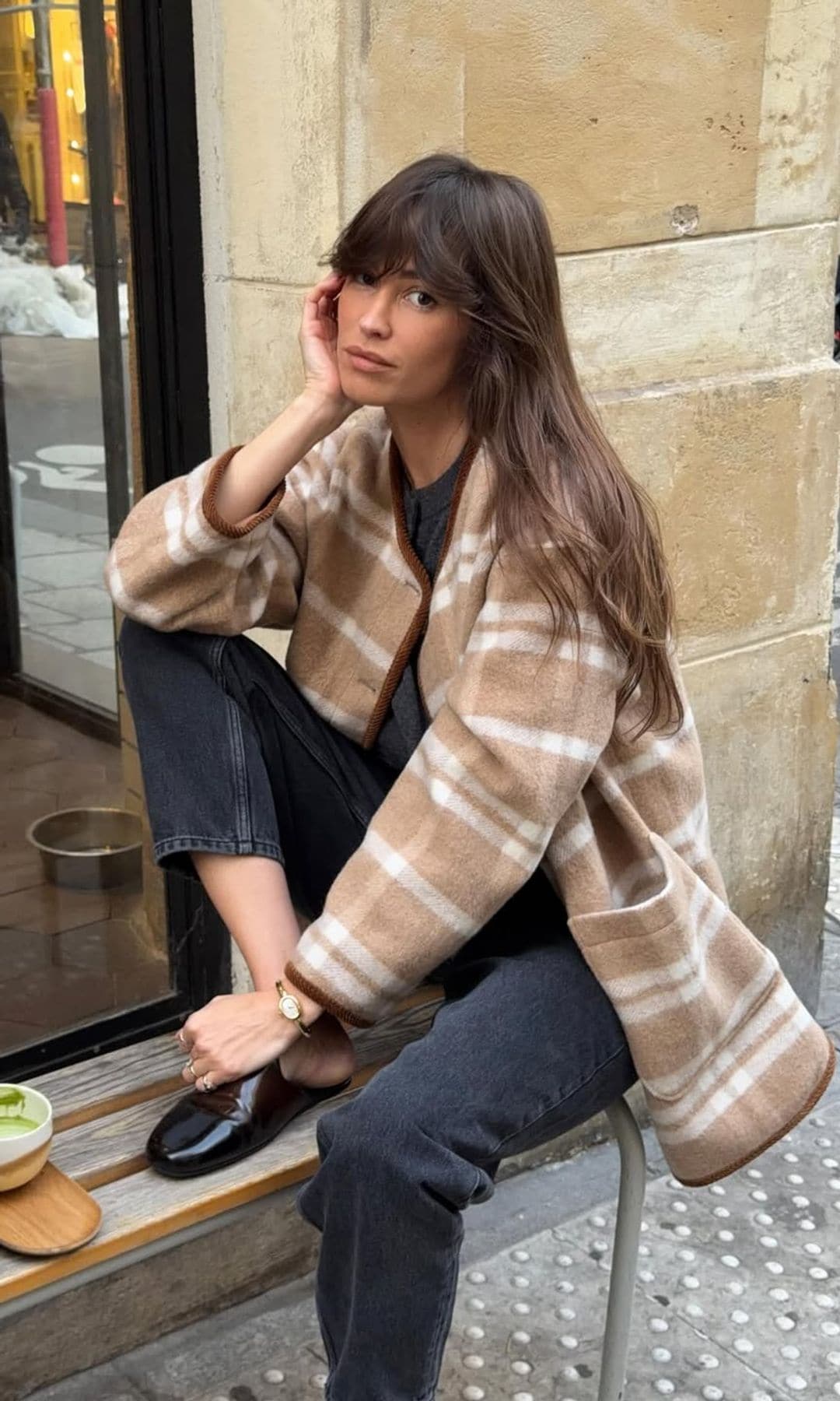 Chaqueta de cuadros de @alisontoby