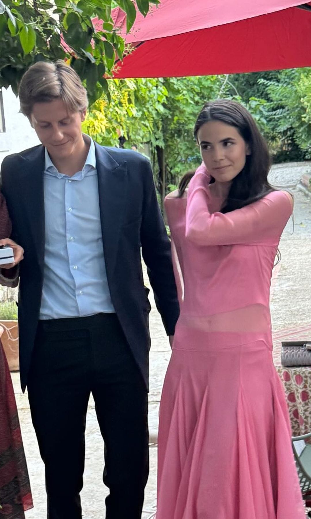 Lucía Entrecanales y su novio, Laszlo Bene