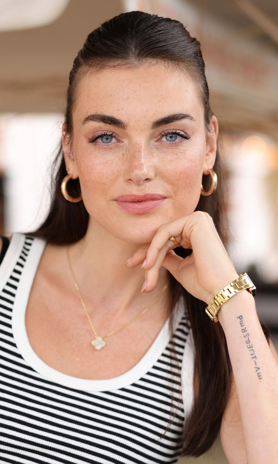 MONHEIM, GERMANY - AUGUST 17: Celine Bethmann attends the Sephora Summer Club on August 17, 2023 in Monheim, Germany