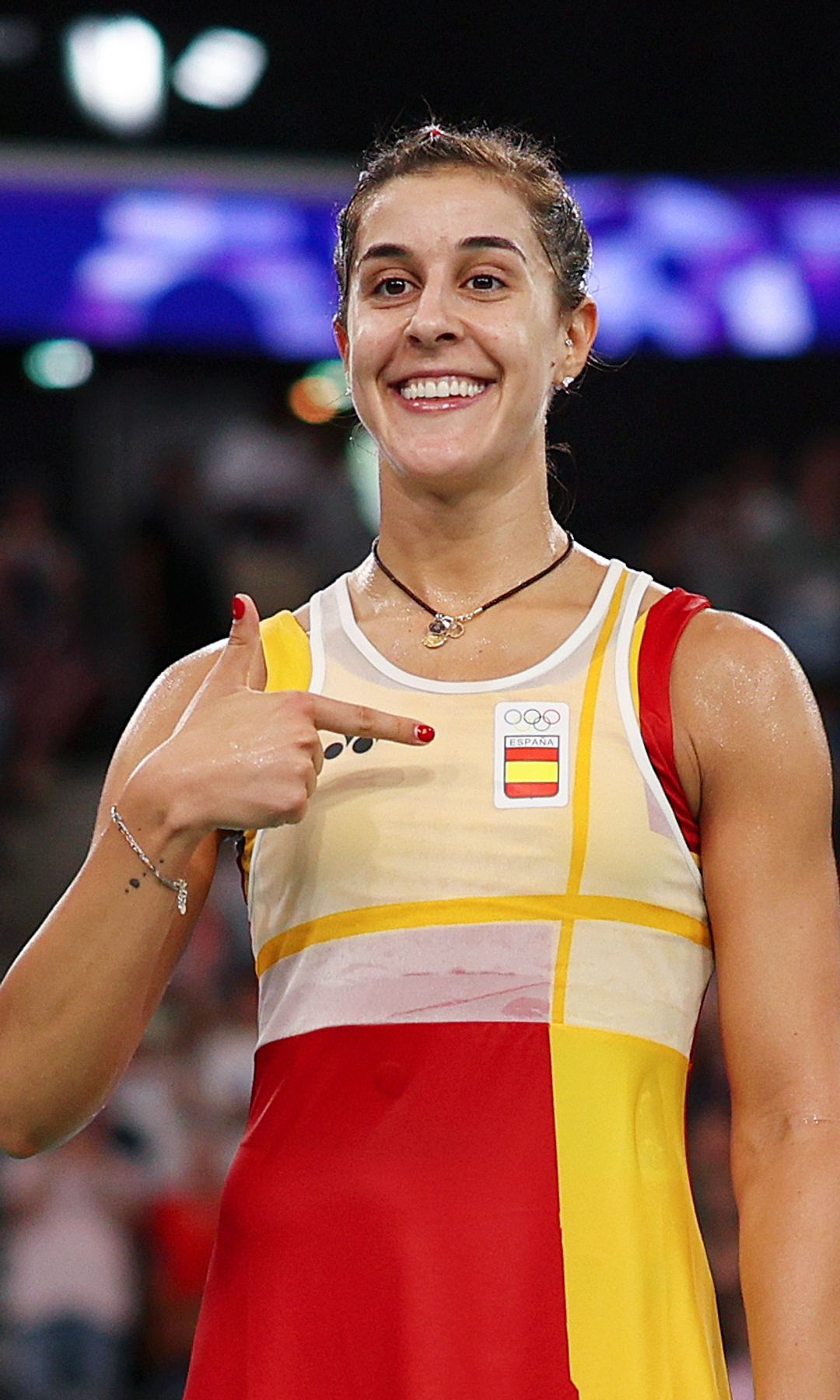 Carolina Marín orgullosa de vestir su camiseta