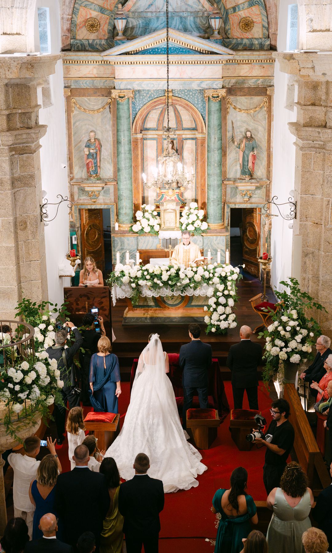 Fotografía de la iglesia en la que transcurrió la boda de Nadia