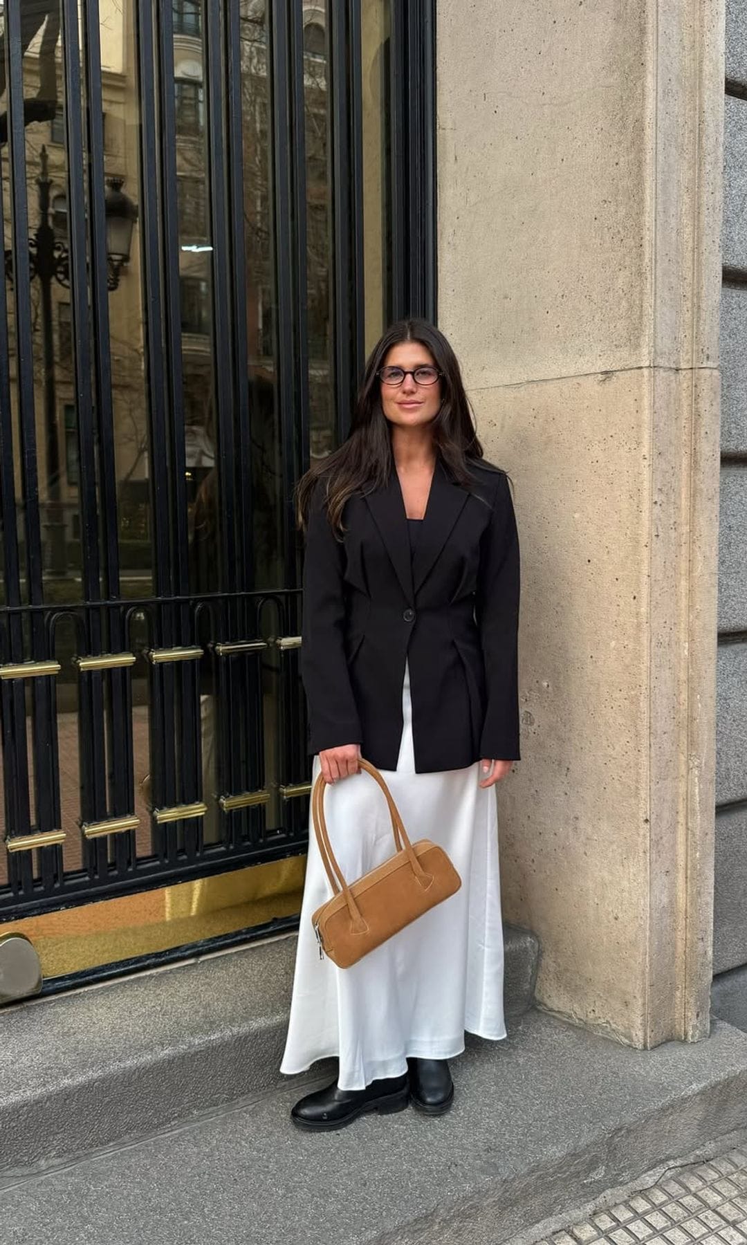 vestido y blazer