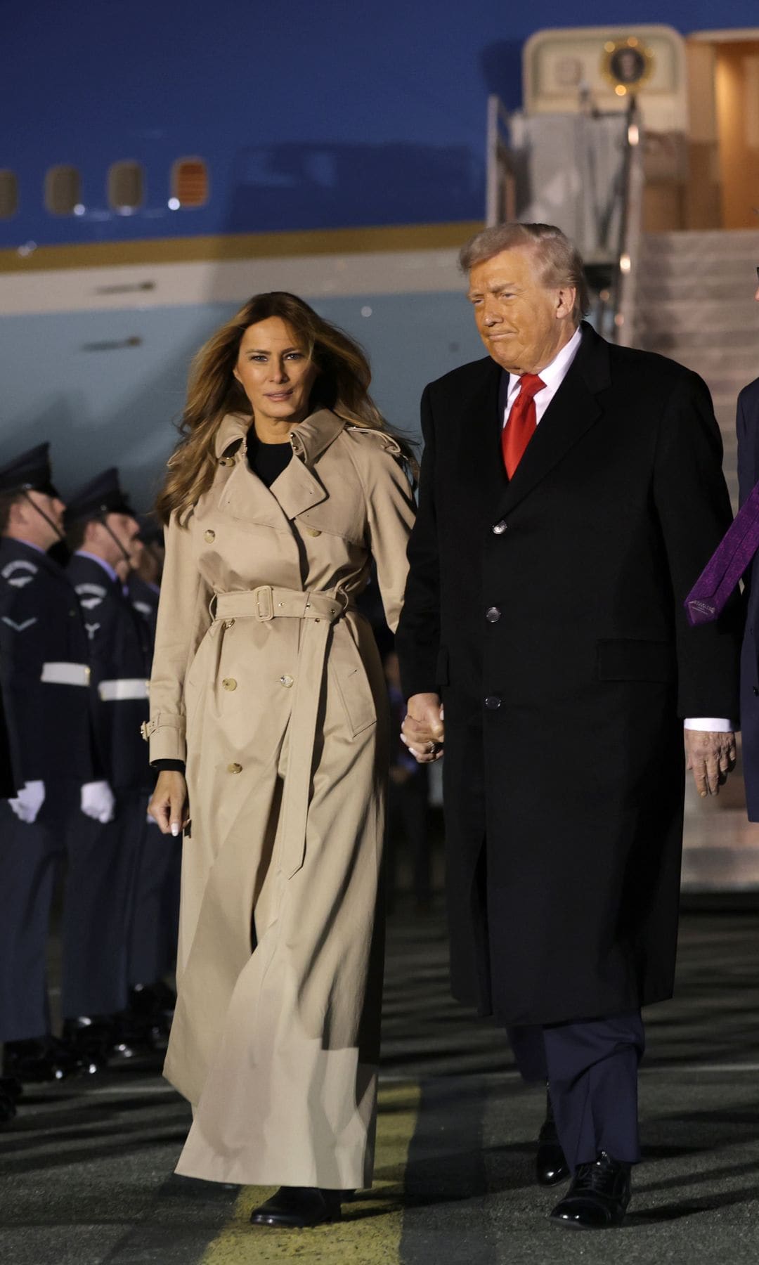 La llegada de los Trump a Londres