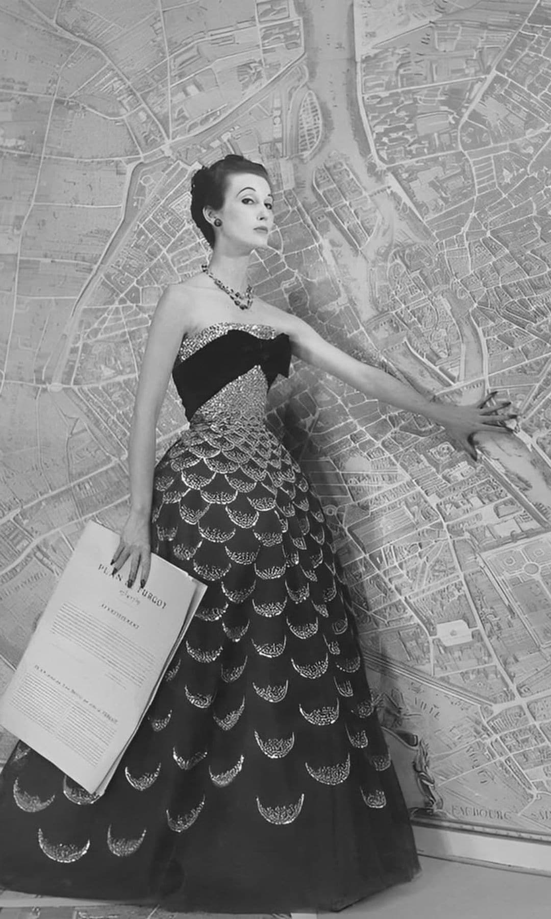 El vestido original en 1951.