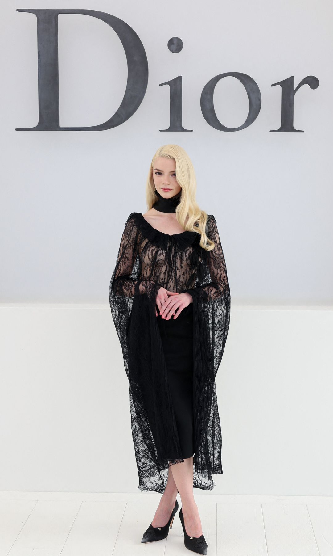 Anya Taylor-Joy en el desfile de Dior Primavera/Verano 2027 durante la Semana de la Moda de París, el 29 de septiembre de 2026.