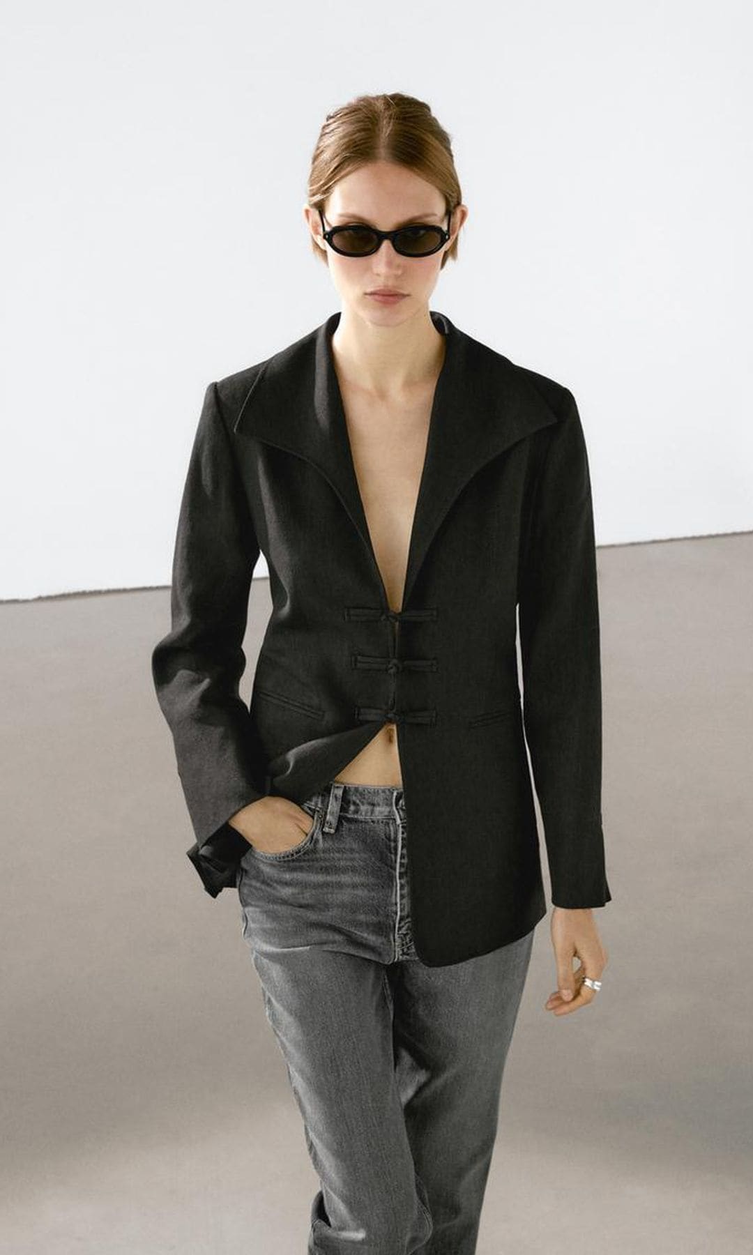 Chaqueta de lino de Massimo Dutti