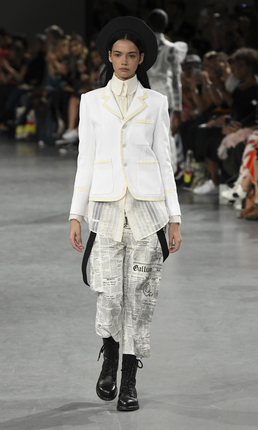 John Galliano retomó el estampado en su colección Primavera-Verano 2019