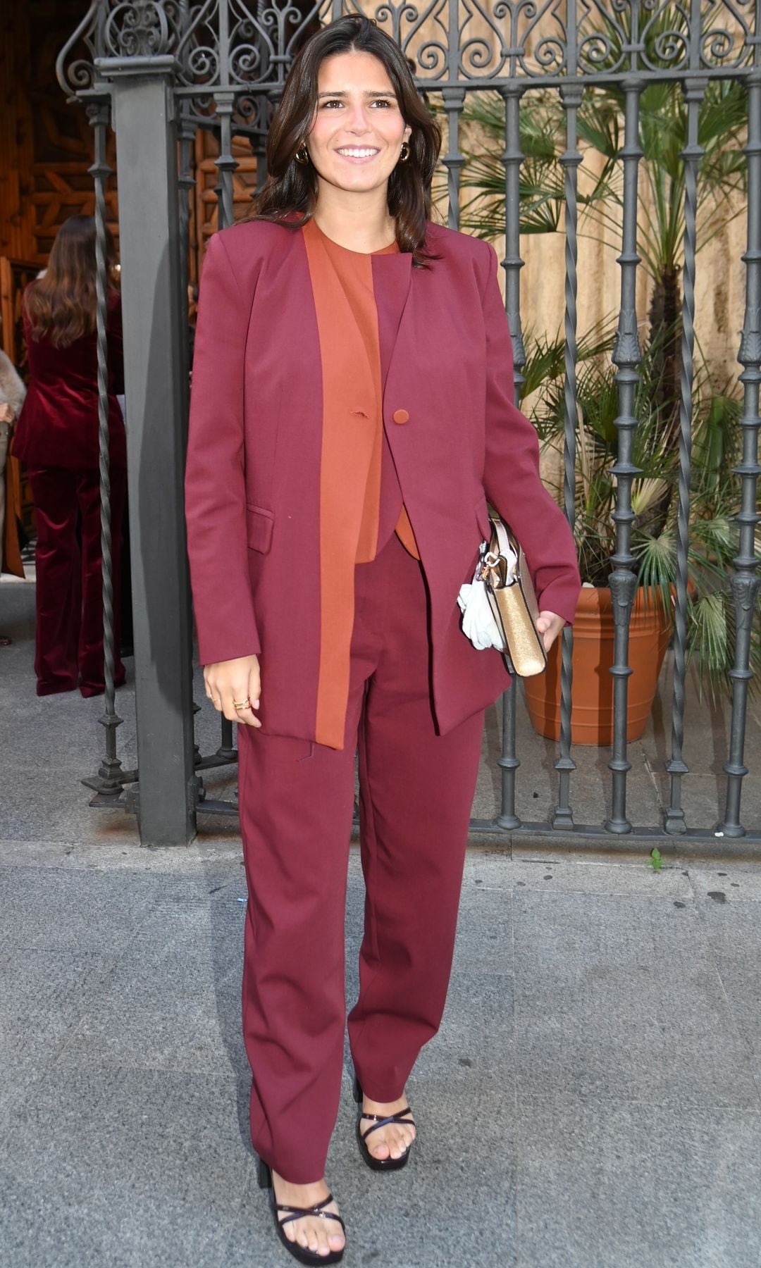 Tana Rivera en el bautizo de Nicolás Rivera Montes