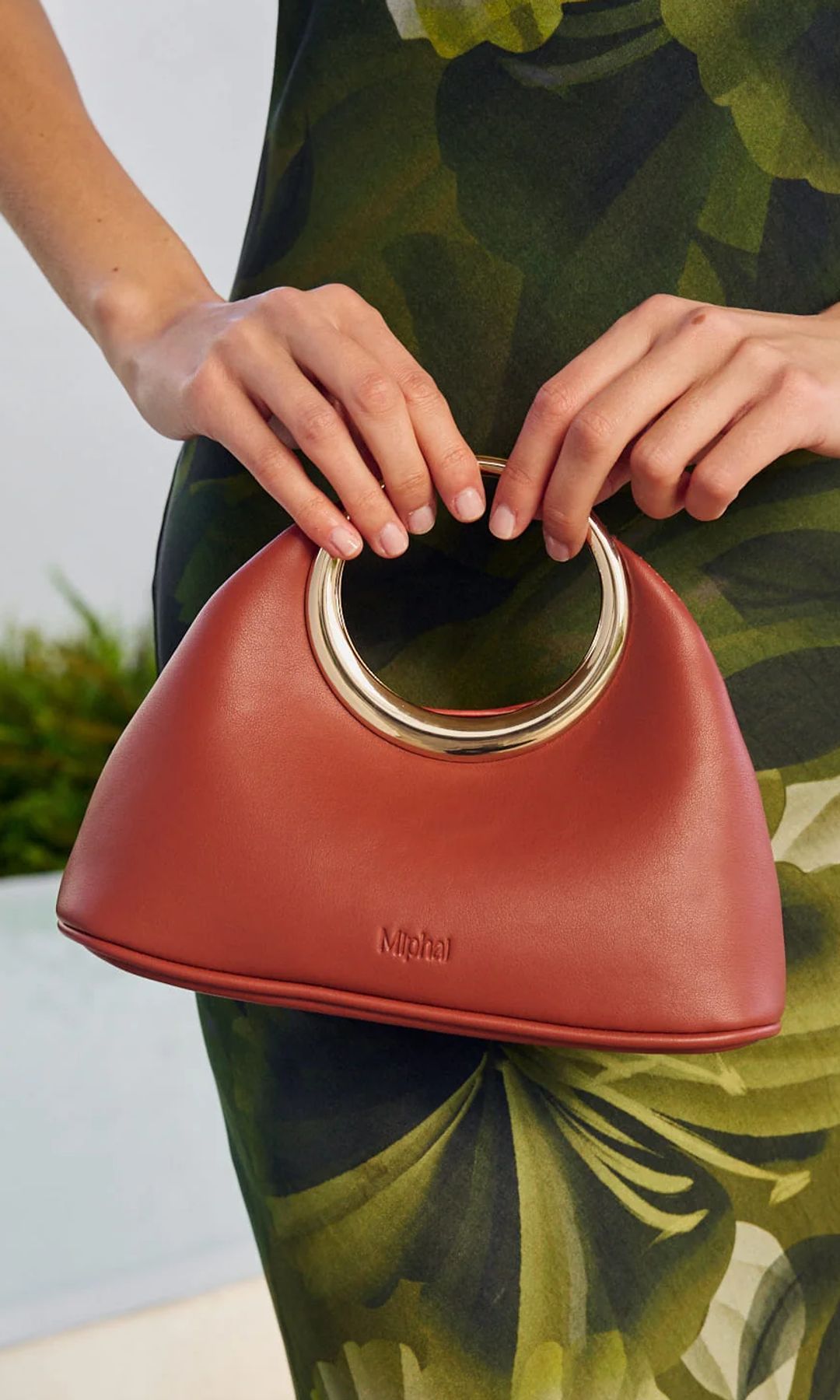 Bolso coco terracota de Miphai
