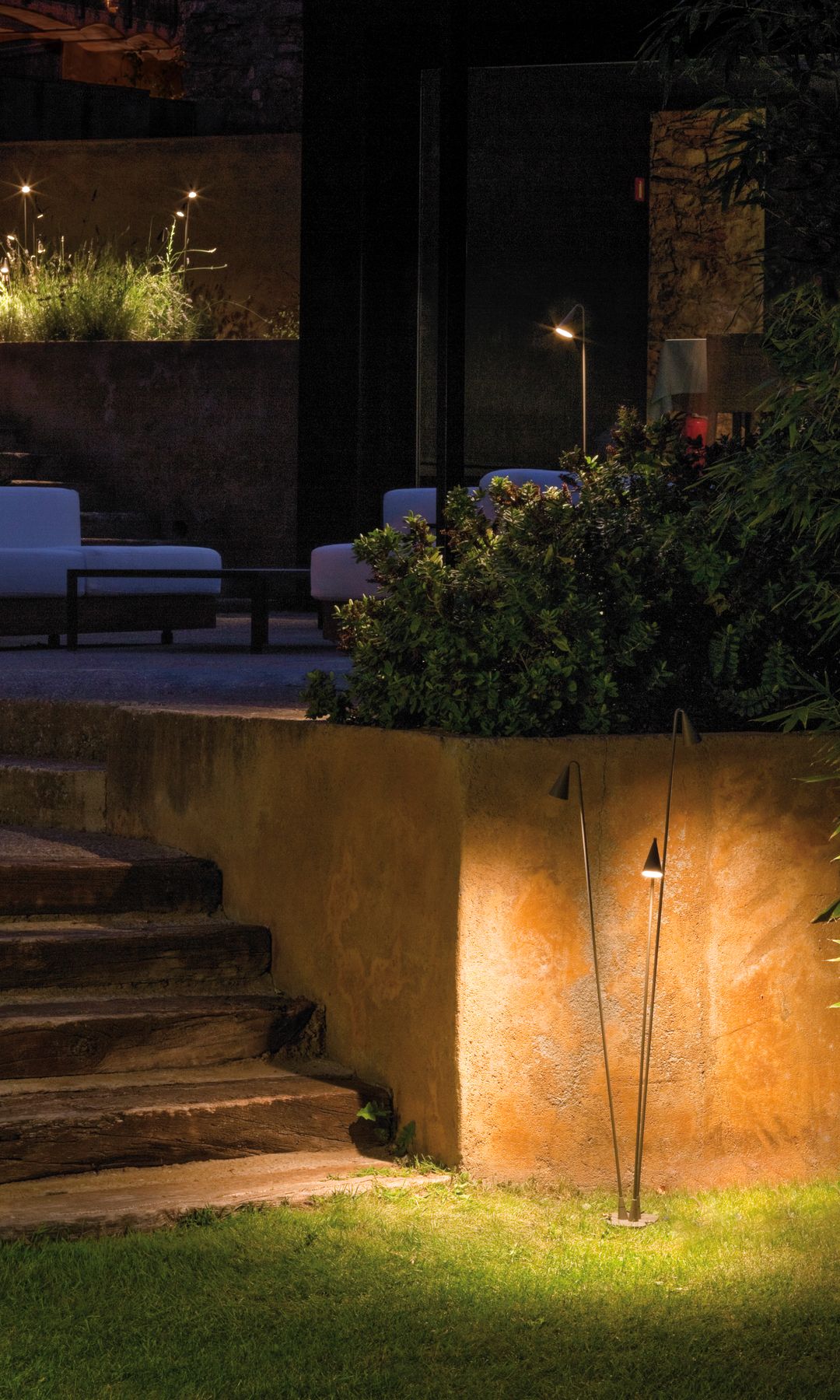 Iluminación exterior: Brisa de Vibia