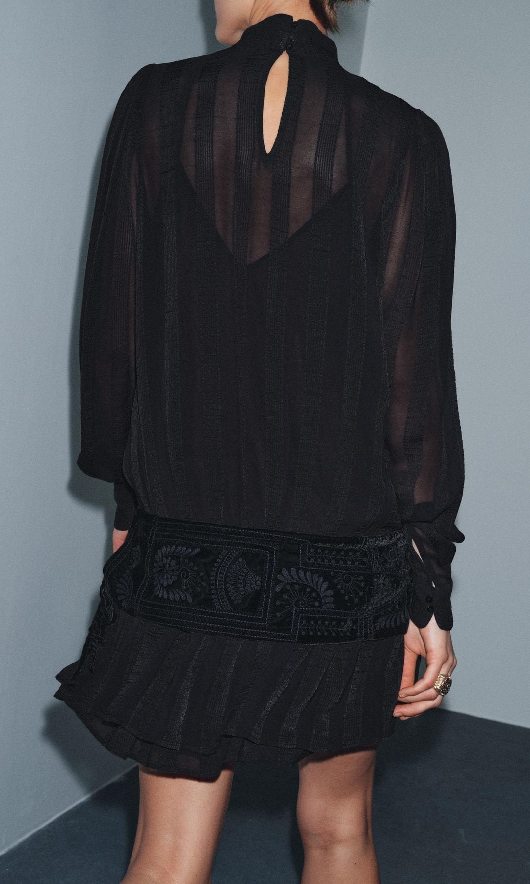 5 vestidos de terciopelo de Zara