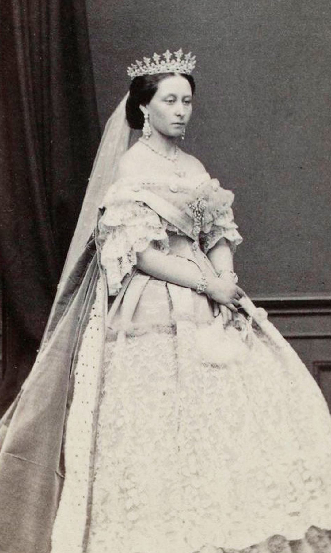 La princesa Alicia el día de su boda con
