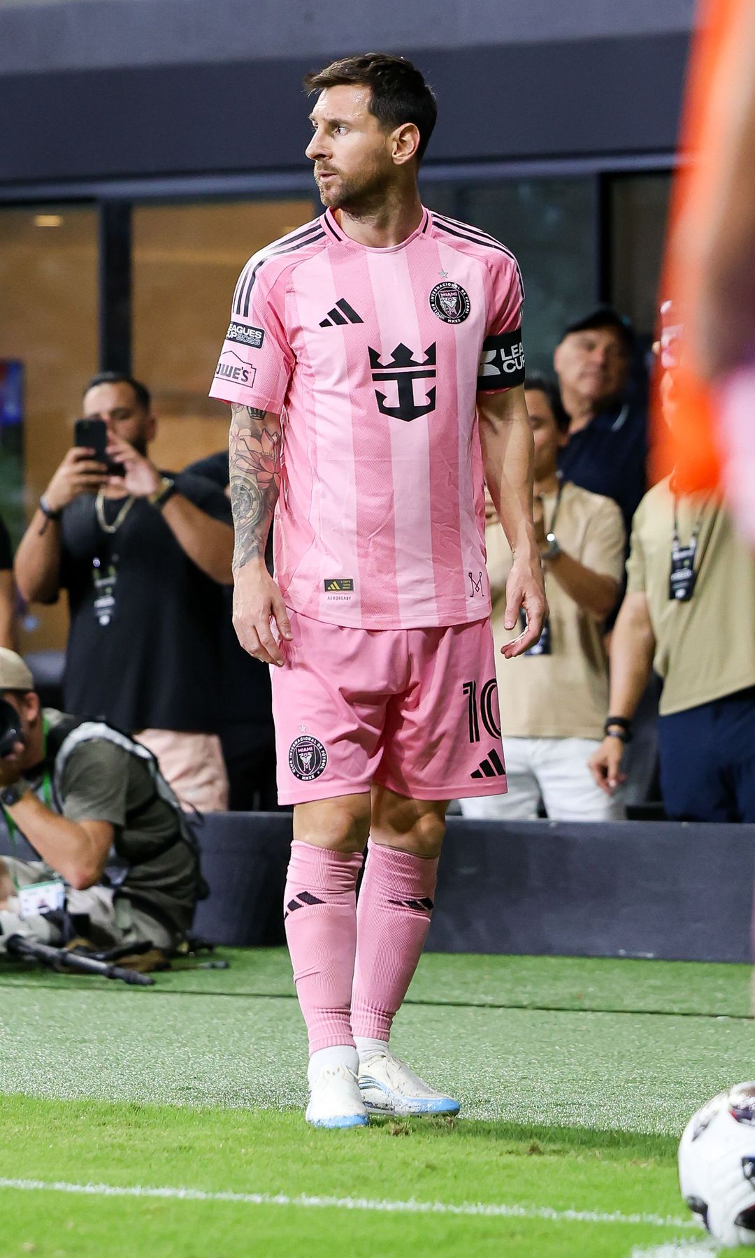 Leo Messi, durante el partido entre Club León e Inter Miami CF de la primera fase de la Leagues Cup, disputado el 12 de agosto de 2026