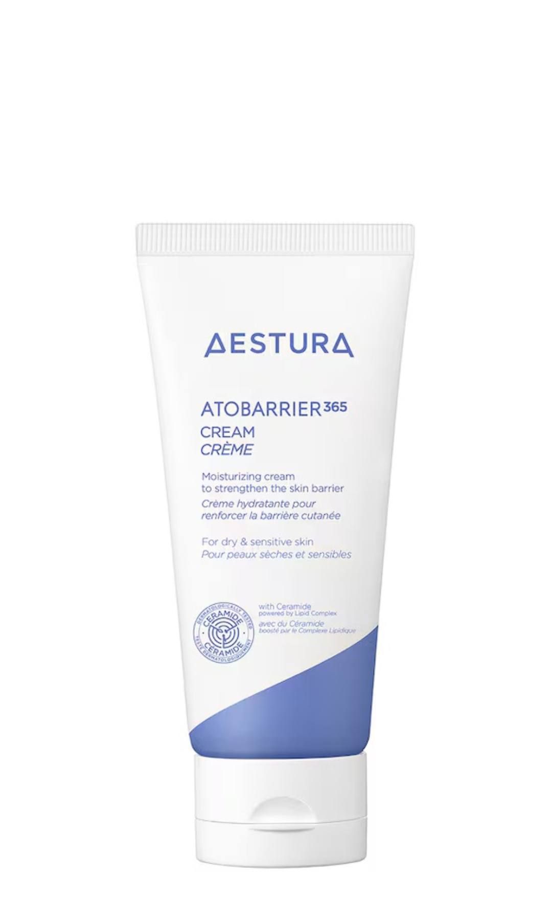 Crema hidratante y protectora de la barrera cutánea ATOBARRIER365 Crème (31€), AESTURA