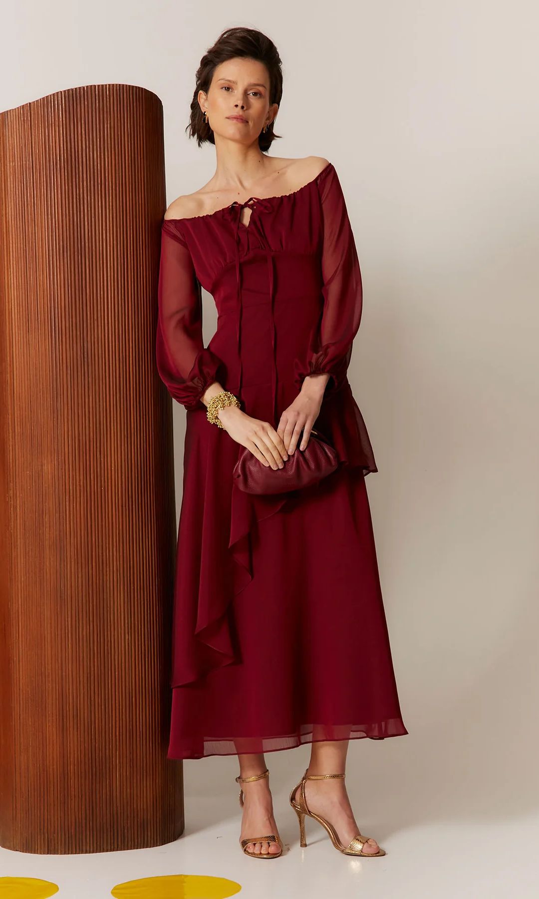 vestido de invitada de Coosy
