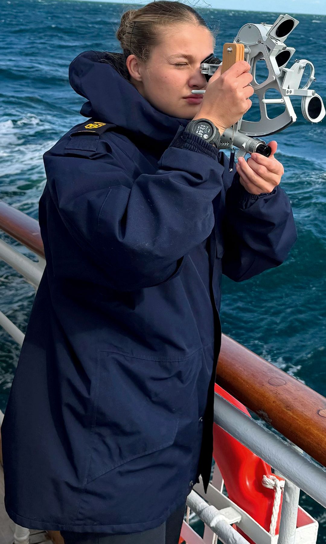 La princesa Leonor en Elcano