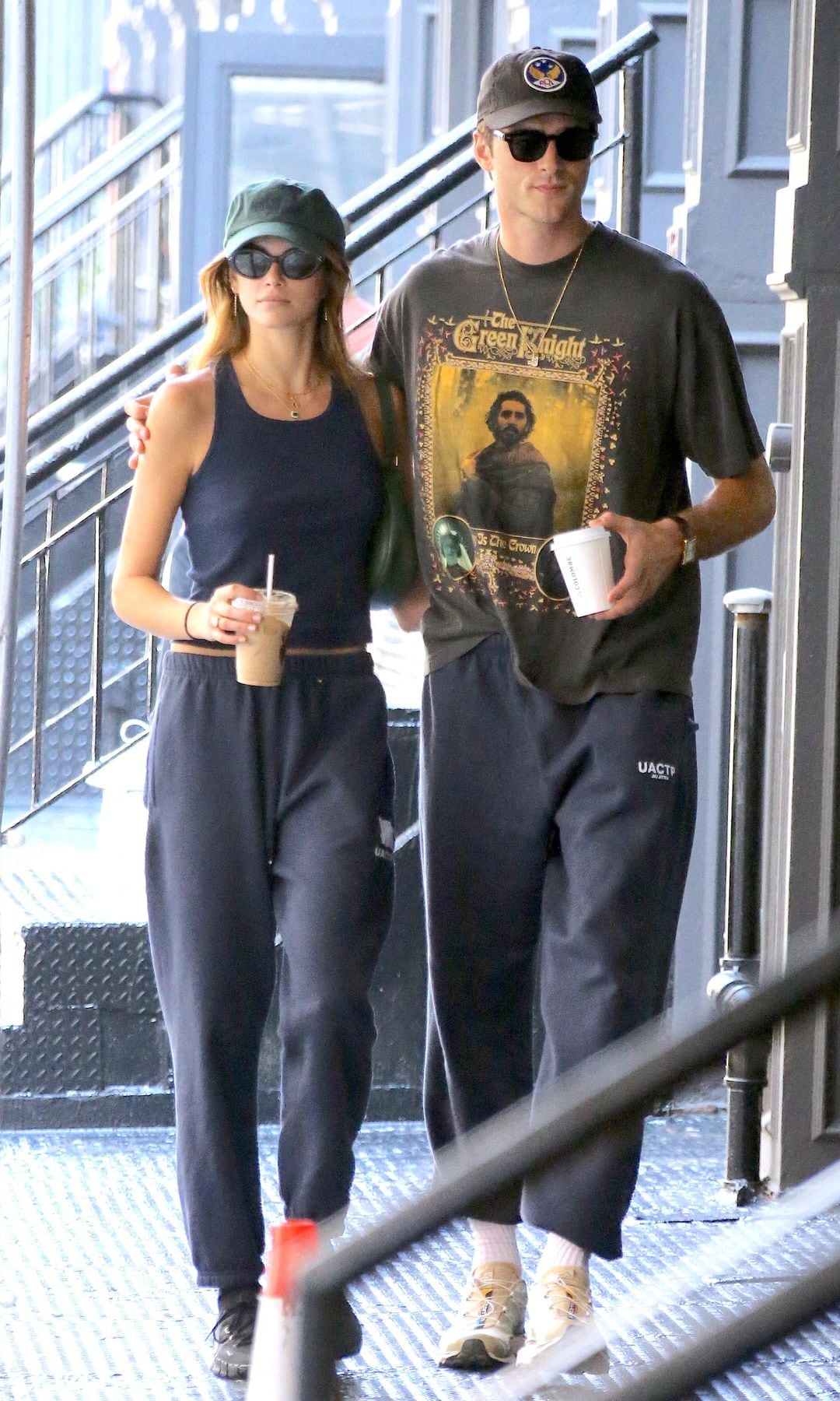 Jacob Elordi y Kaia Gerber en Nueva York en 2021